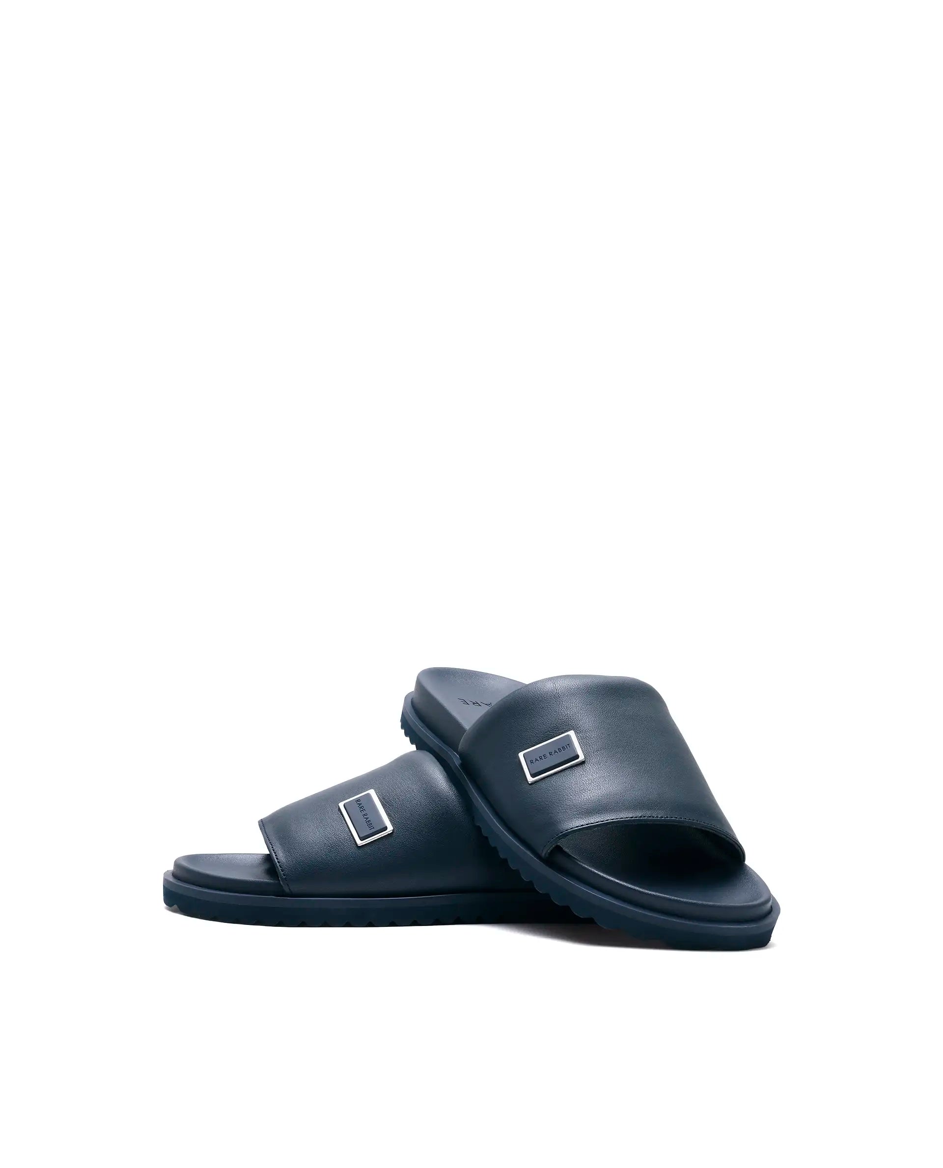 Rarez Men's Camden Primary Navy Slip-On Closure Sandal