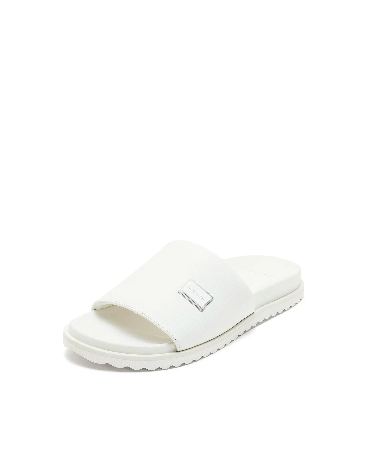 Rare Rabbit Men Camden White Slip-On Closure Sandal