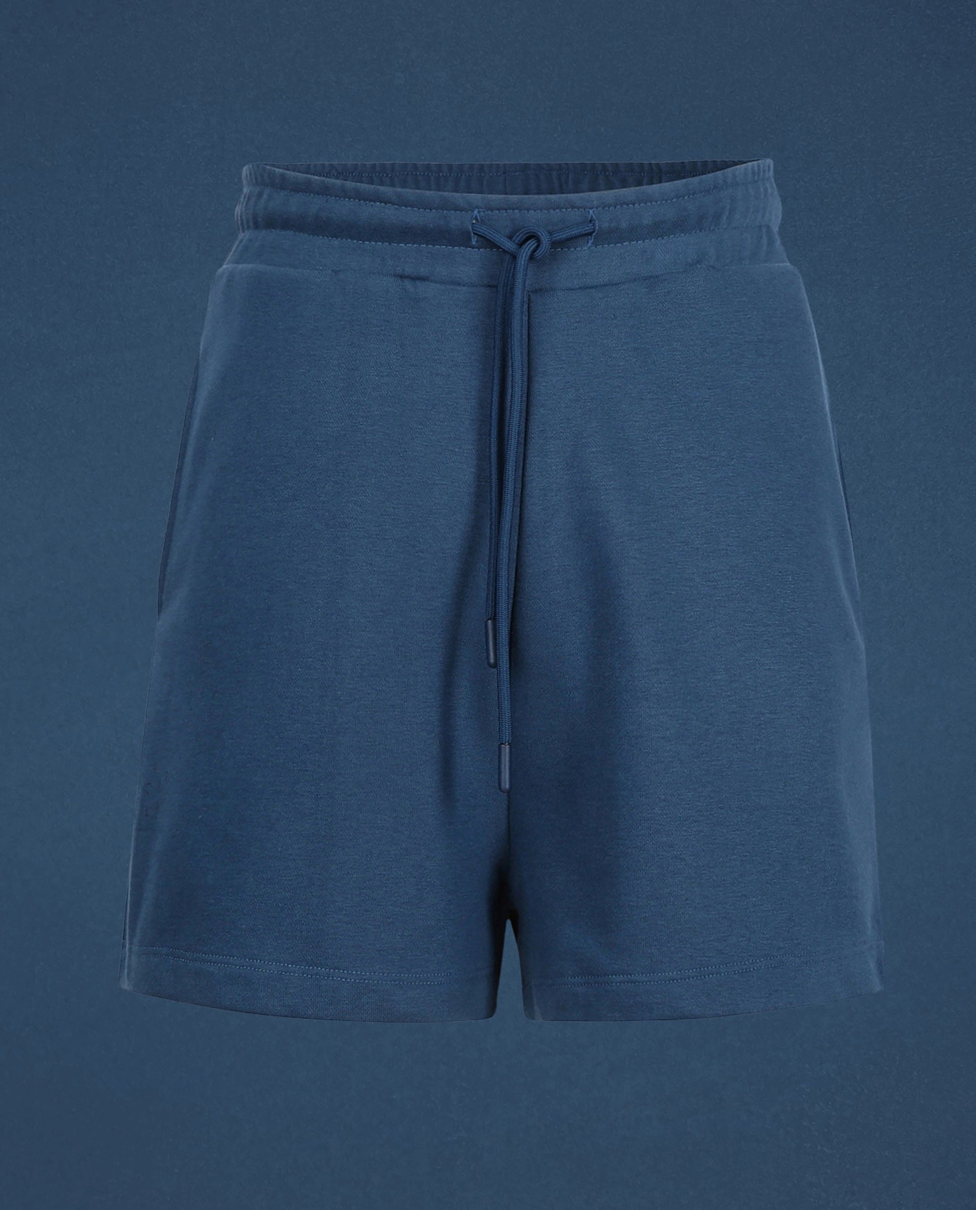 Rareism Women Ciri Dusky Green Cotton Poly Fabric Relaxed Fit Solid Mid Rise Shorts