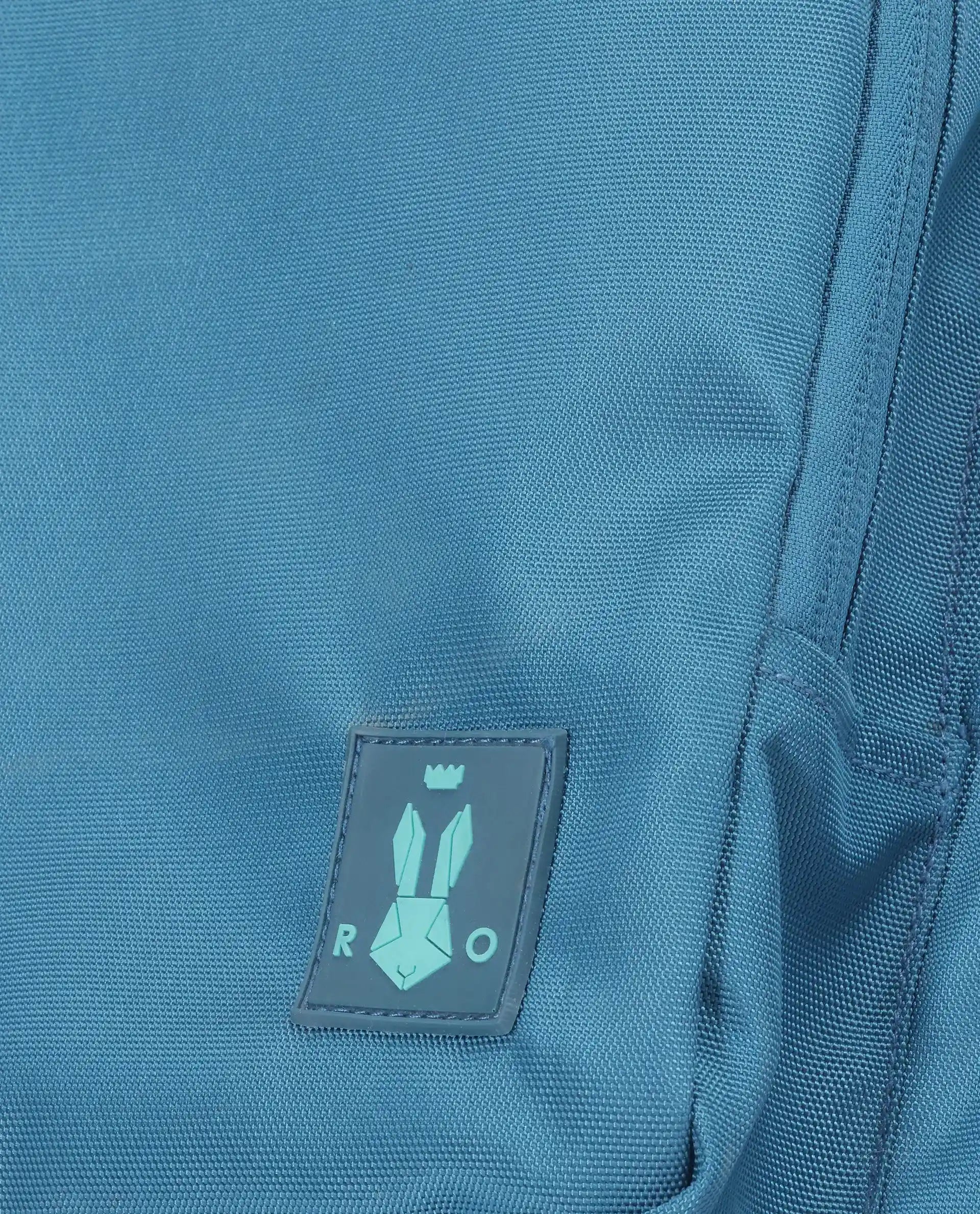 Rare Ones Kids Clay Torquoise Zipper PU Coated Polyester Backpack