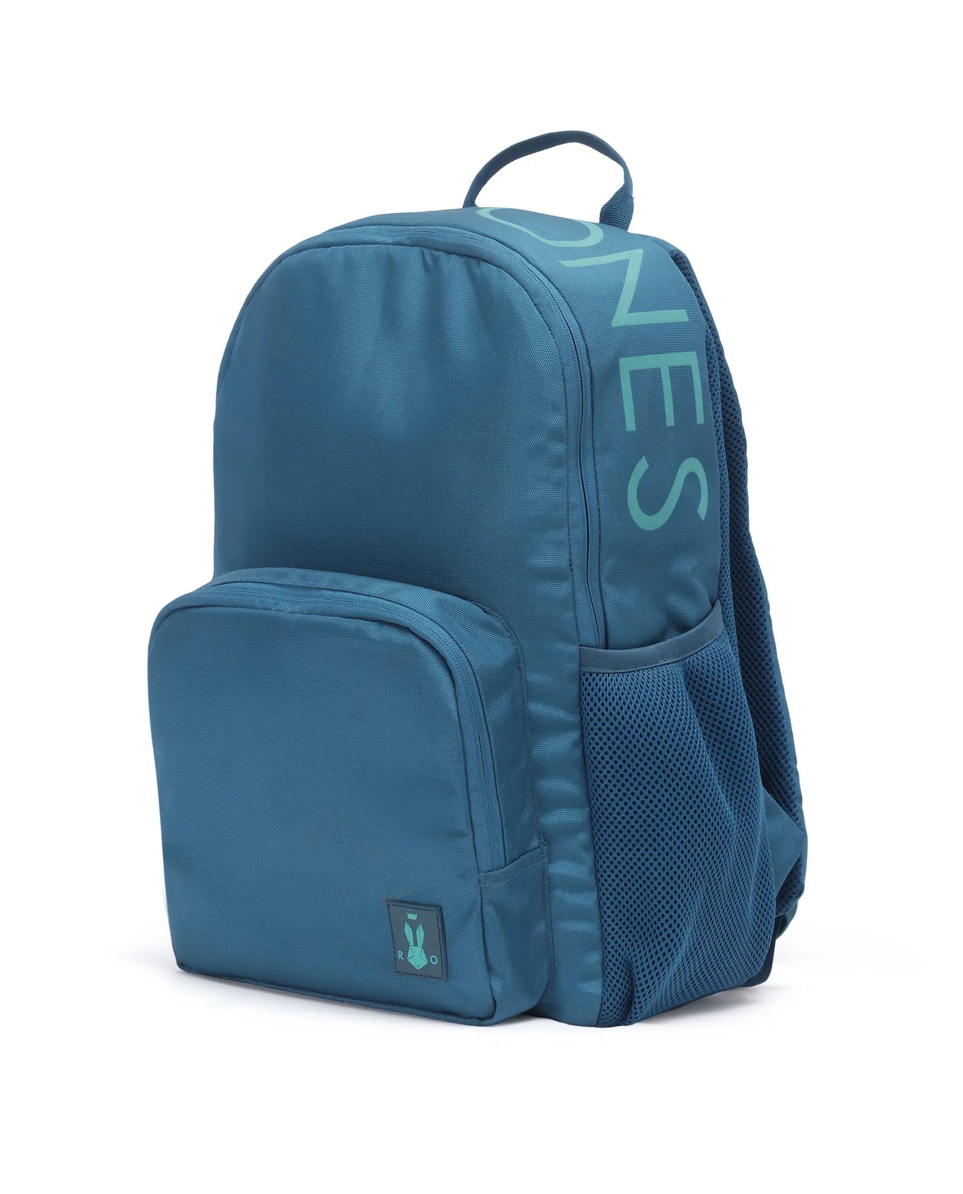 Rare Ones Kids Clay Torquoise Zipper PU Coated Polyester Backpack