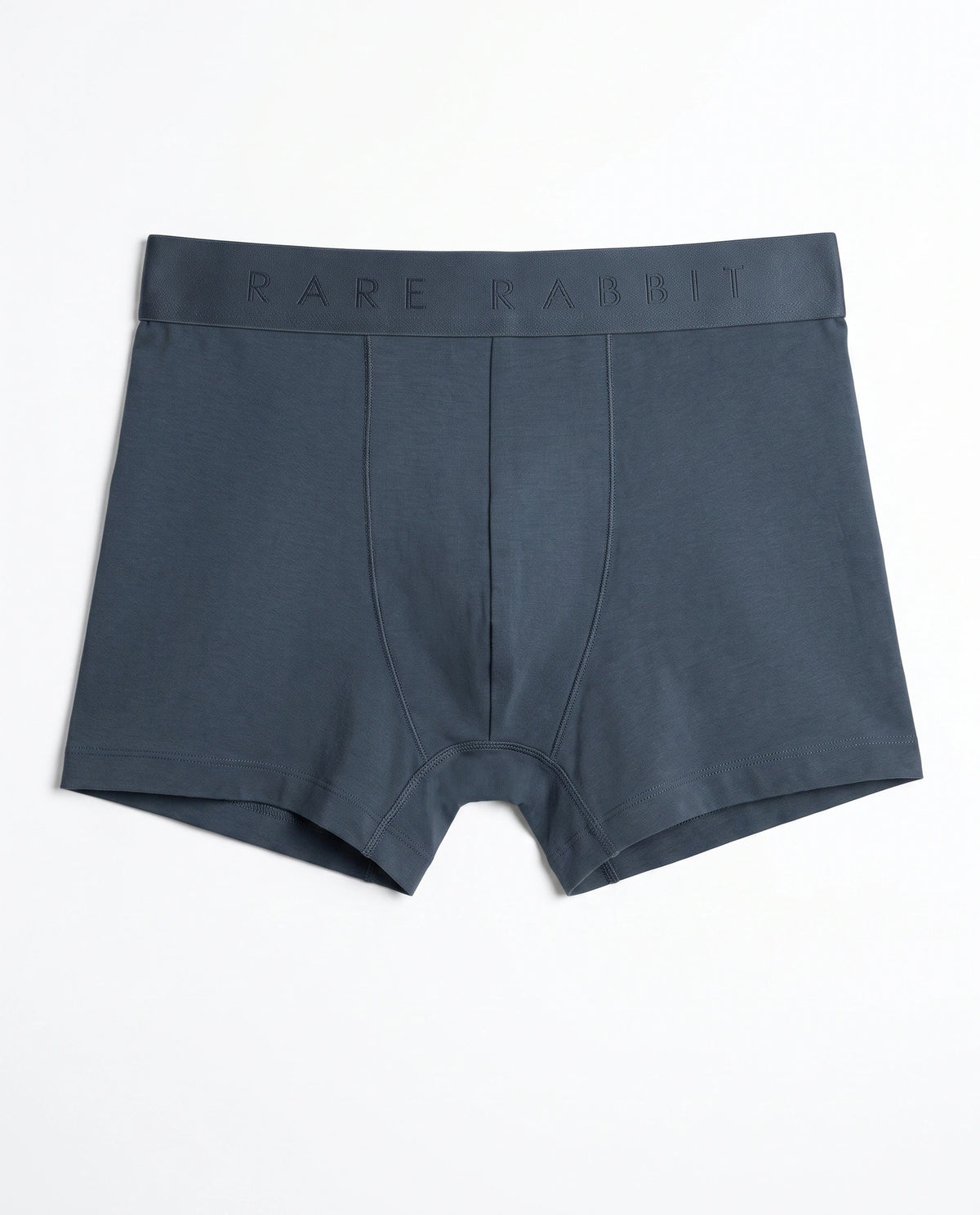 Rare Rabbit Men Close Teal Soft Cotton Stretch Trunks