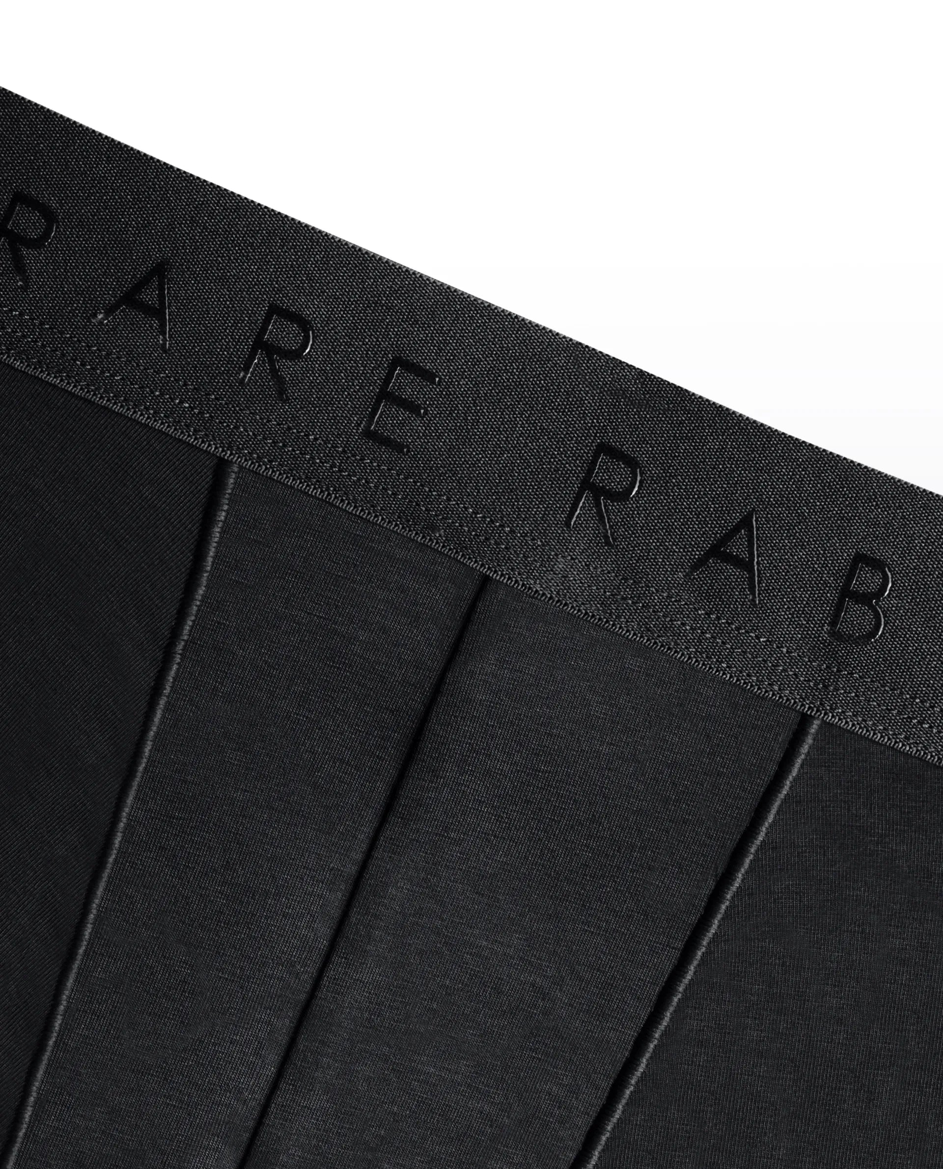 Rare Rabbit Men Close Black Soft Cotton Stretch Trunks