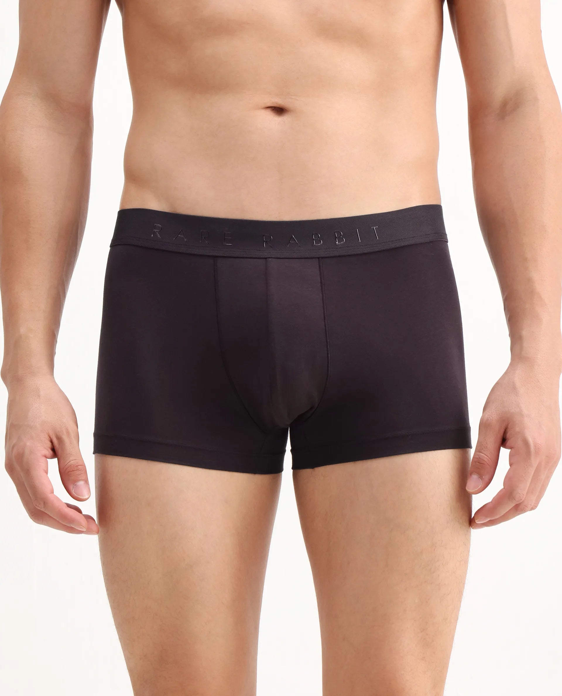 Rare Rabbit Men Close Prune Soft Cotton Stretch Trunks