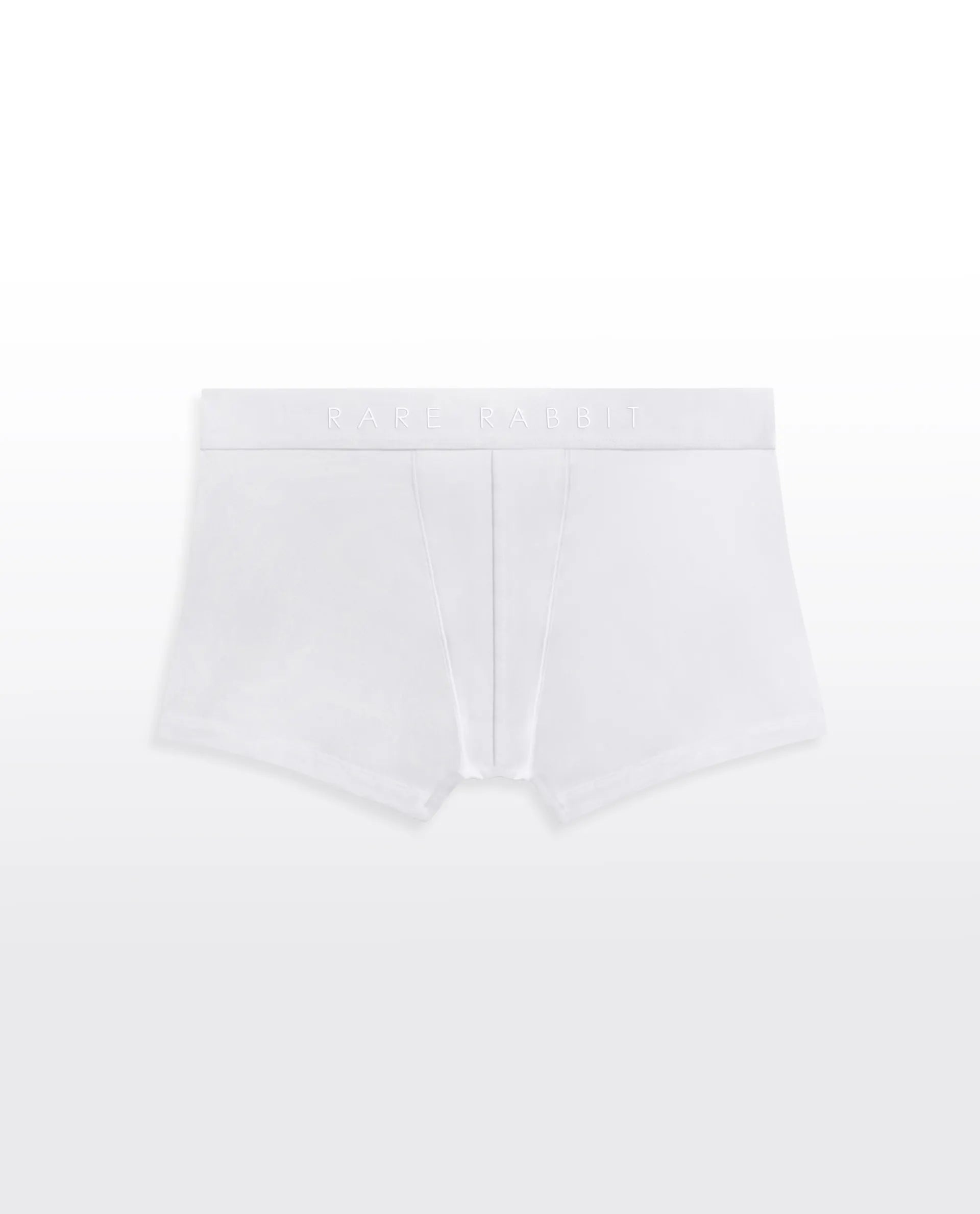 Rare Rabbit Men Close White Soft Cotton Stretch Trunks