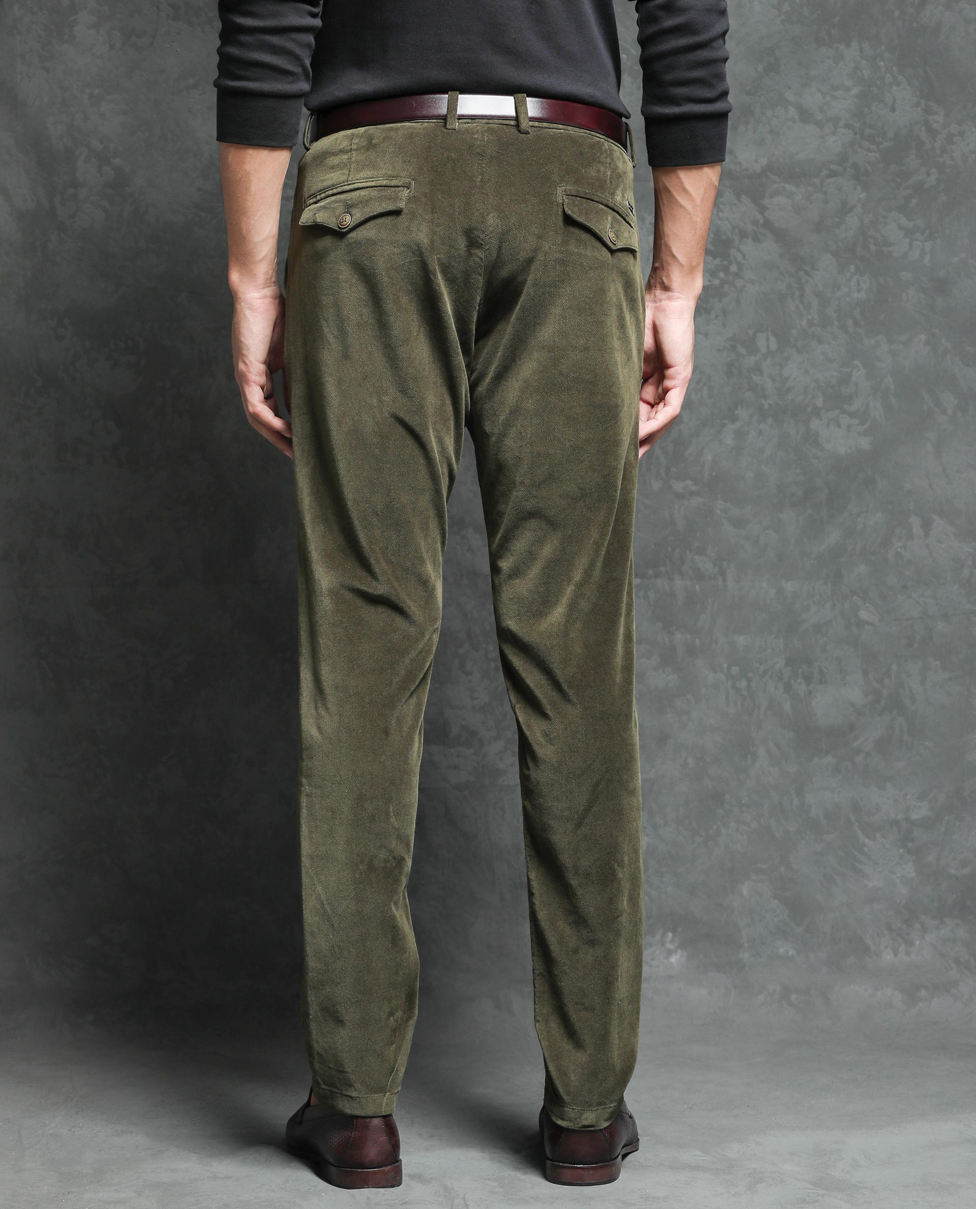 Polo Ralph Lauren mens velvet pants green slim fit 34/32 | eBay