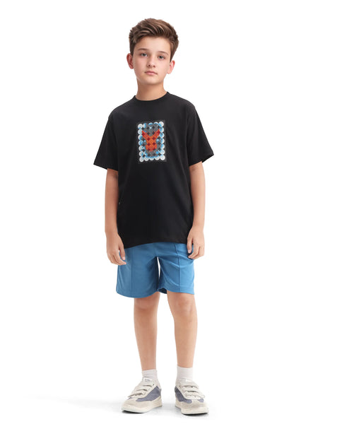 Rare Ones Kids Presso-K Tan Cotton Button & Zip Closure Regular Fit Casual Trouser
