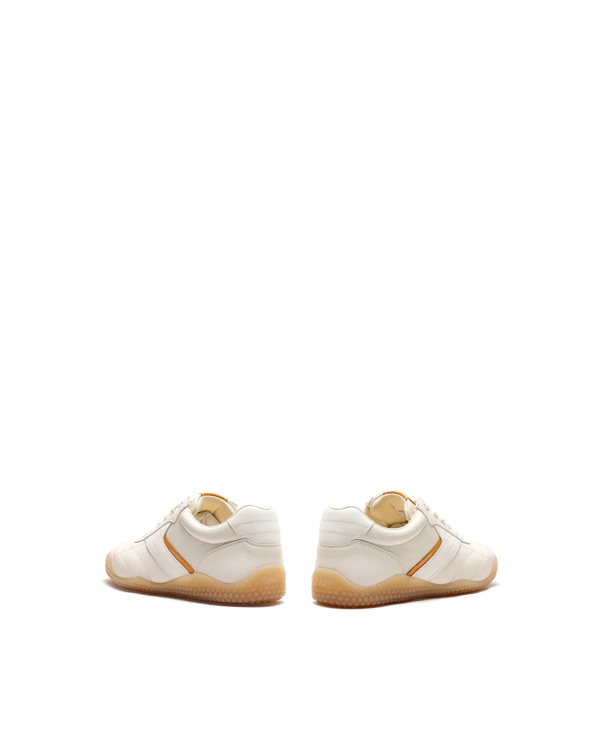 Rarez Men's Crock Light Beige Micro Fiber Leather Sneaker