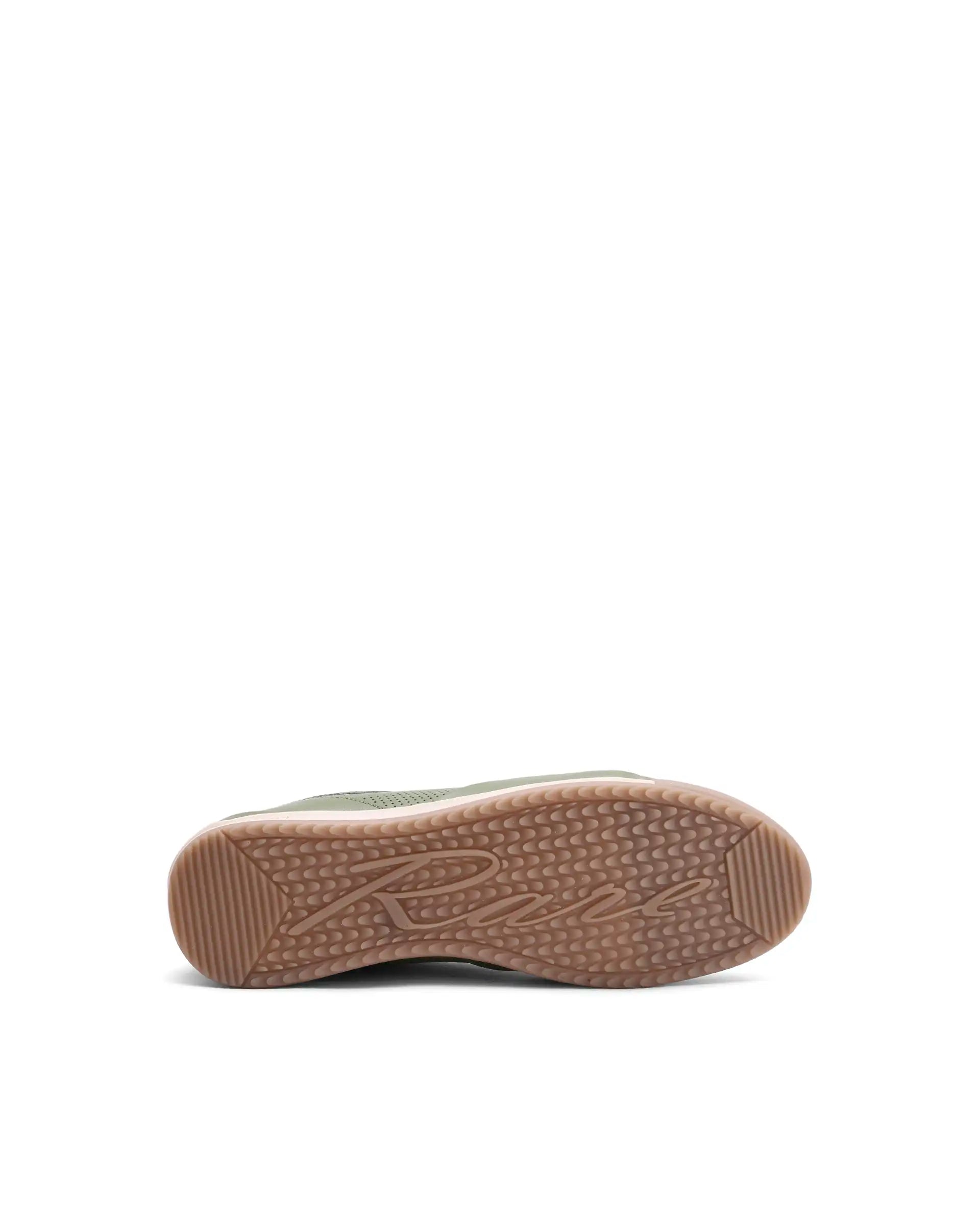 Rare Rabbit Men's Cryon Matcha Leather Sneaker