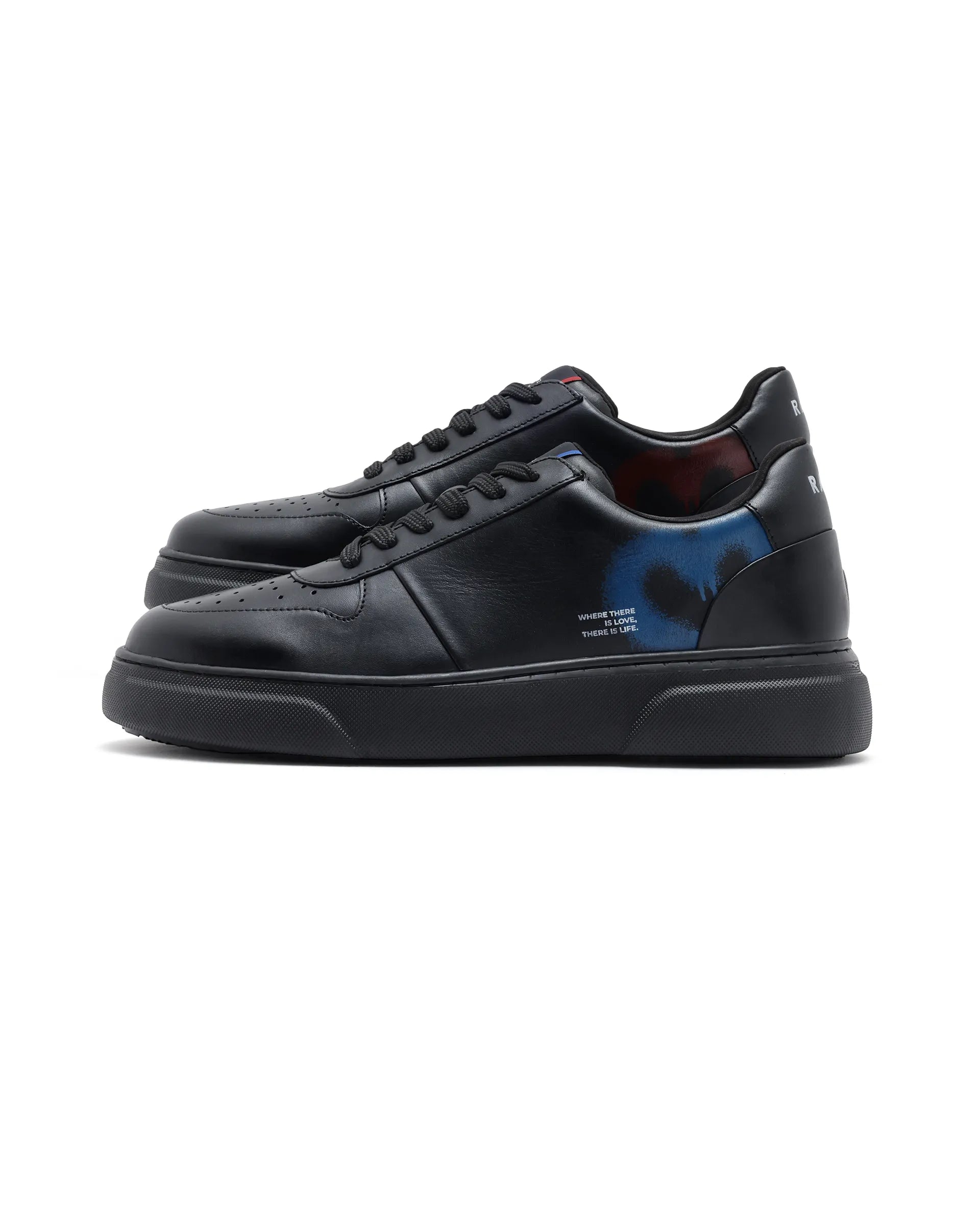Rare Rabbit Men Deric-Fs1 Black Lace-Up Shoes