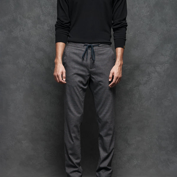 Gelso Pleated Trousers - Dark Grey Melange – The Frankie Shop