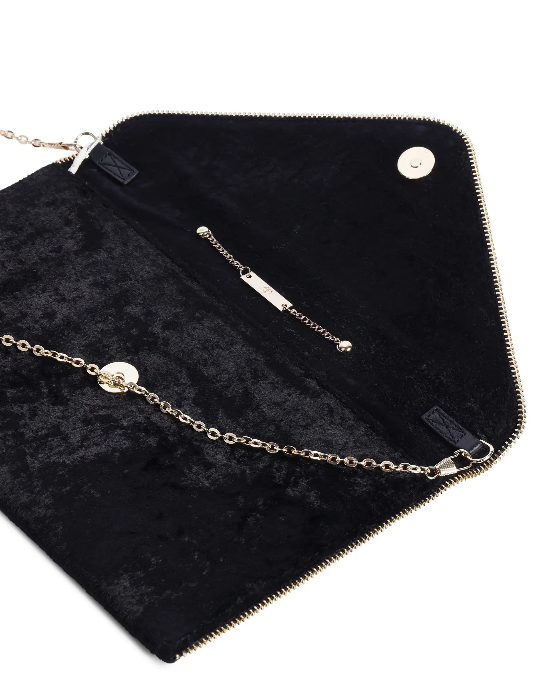 Rareism Women Diva Dark Black Plain Bag