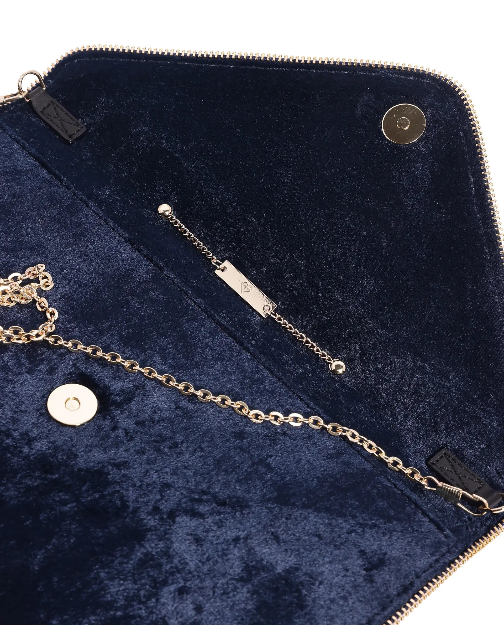 Rareism Women Diva Dark Navy Plain Bag