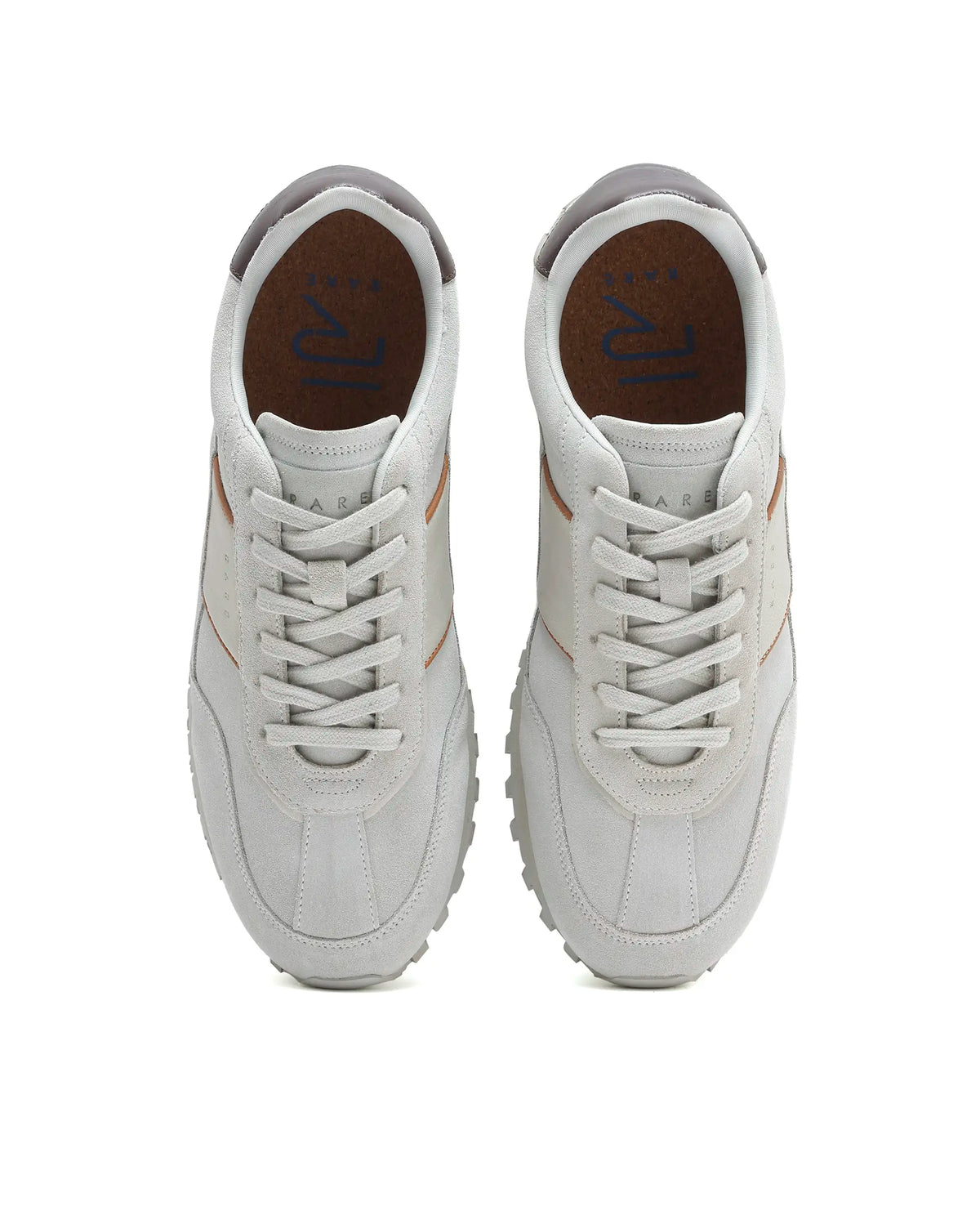 Rarez Men's Dramz Light Beige Leather Regular Sneaker