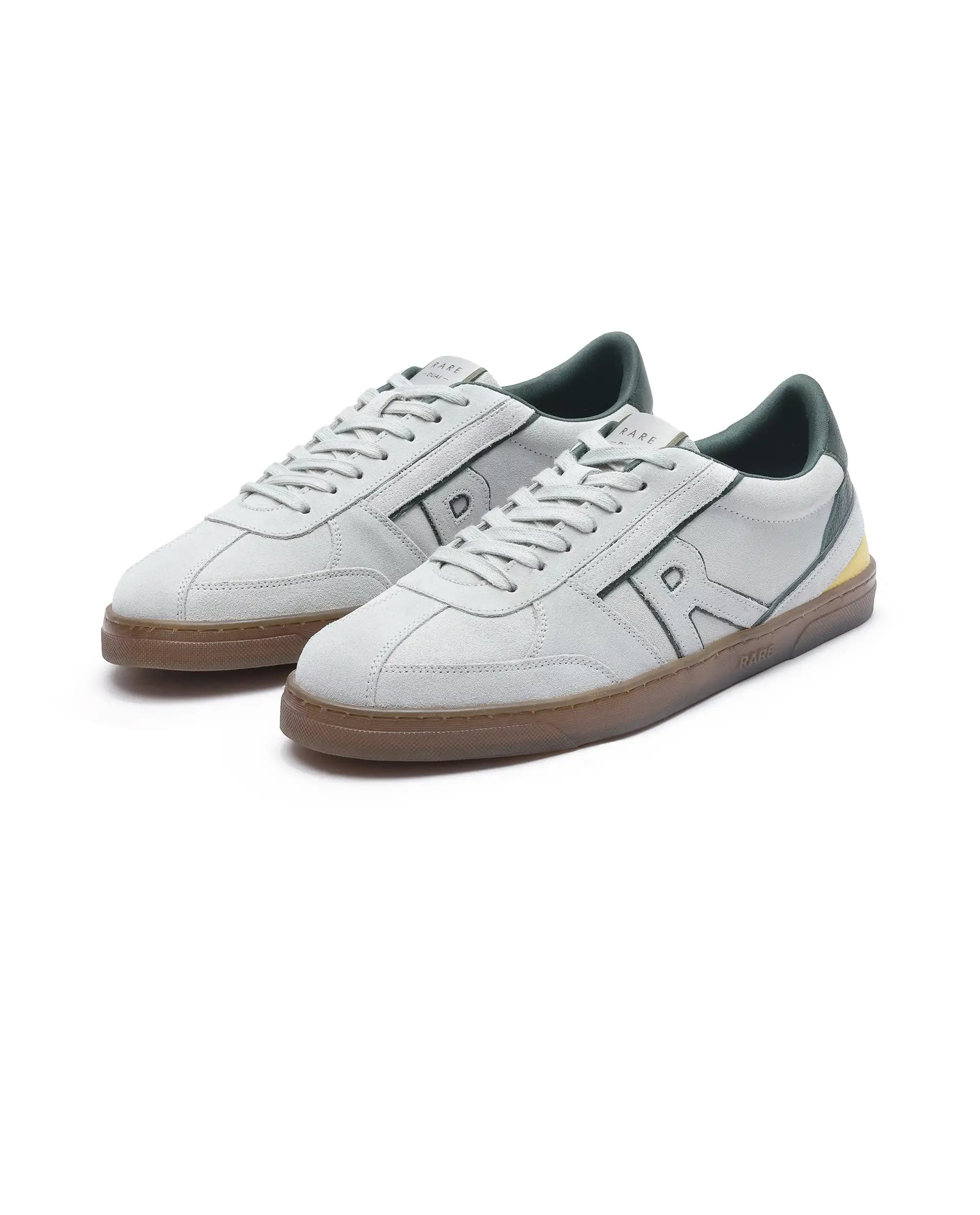 Rare Rabbit Men Duai Biege Lace-Up Closure Sneaker