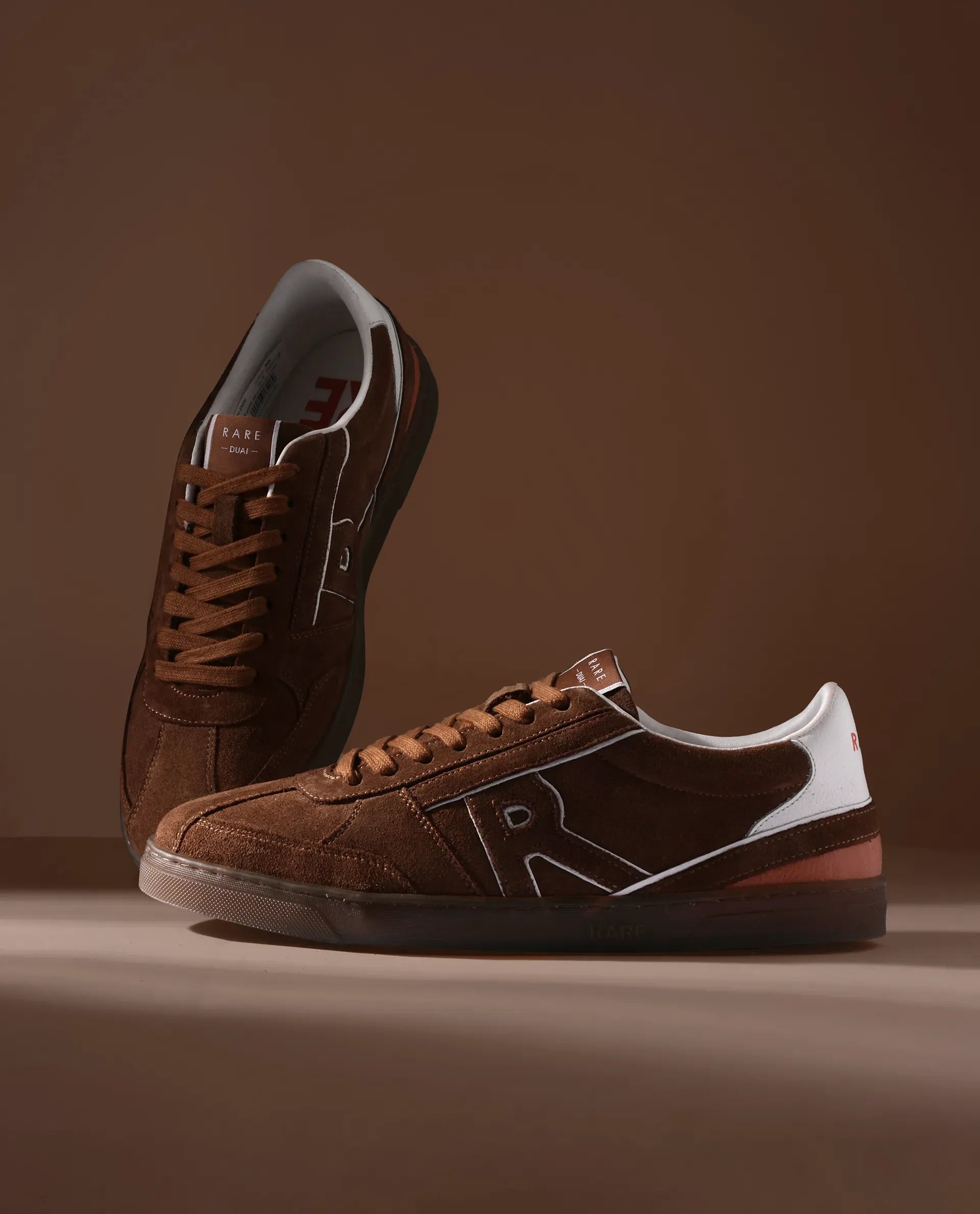 Rare Rabbit Men Duai Tan Lace-Up Closure Sneaker