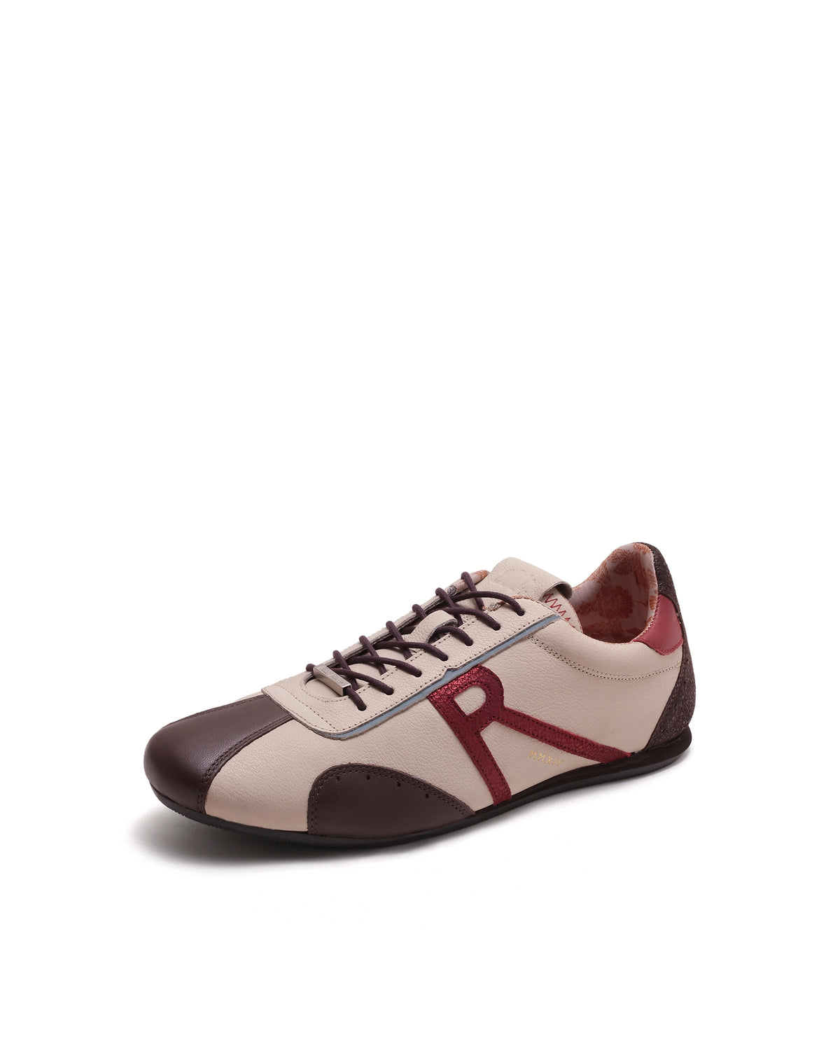 Rarez Men's Dust Primary Beige Leather Regular Sneaker