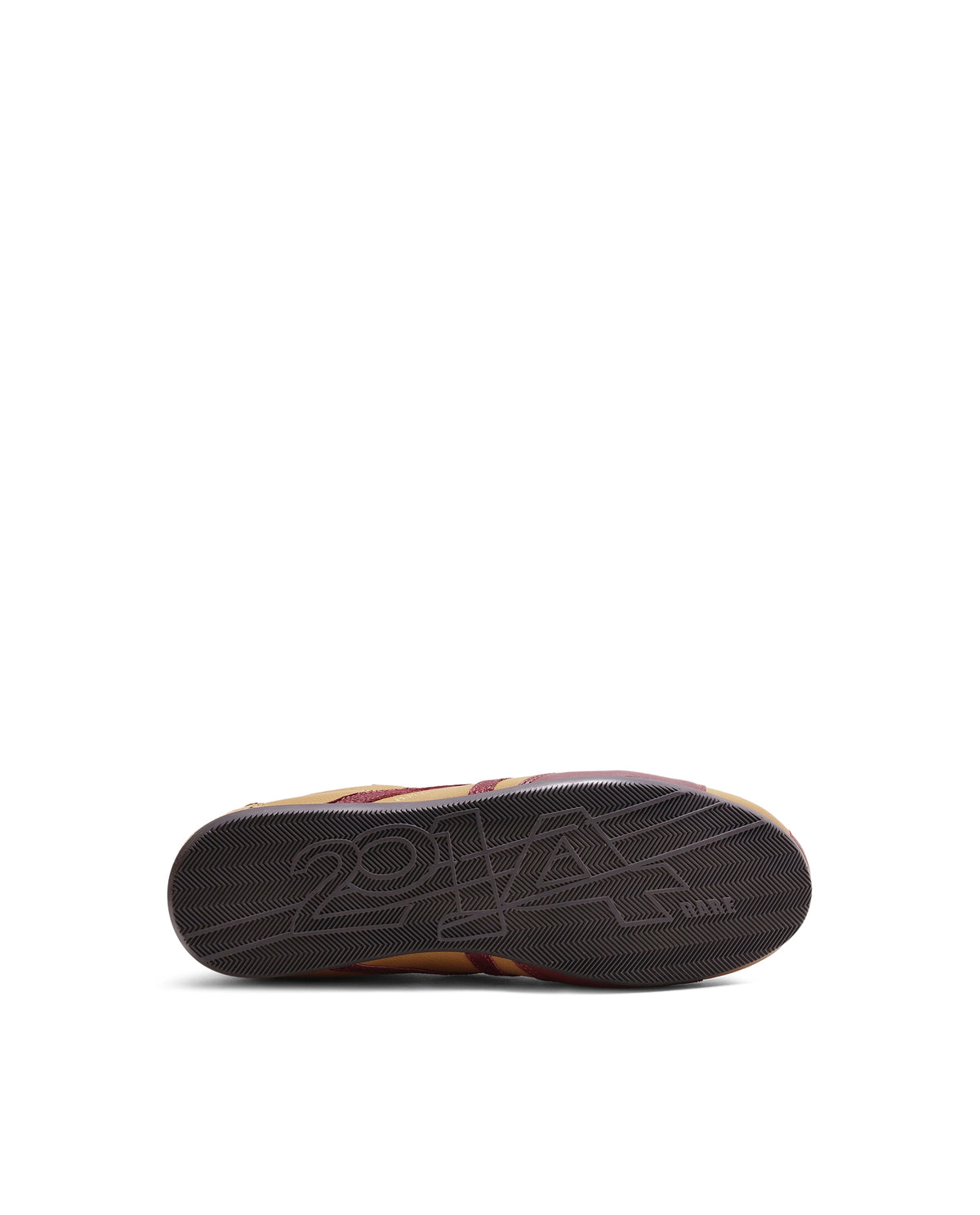 Rarez Men's Dust Primary Mustard Red Leather Regular Sneaker