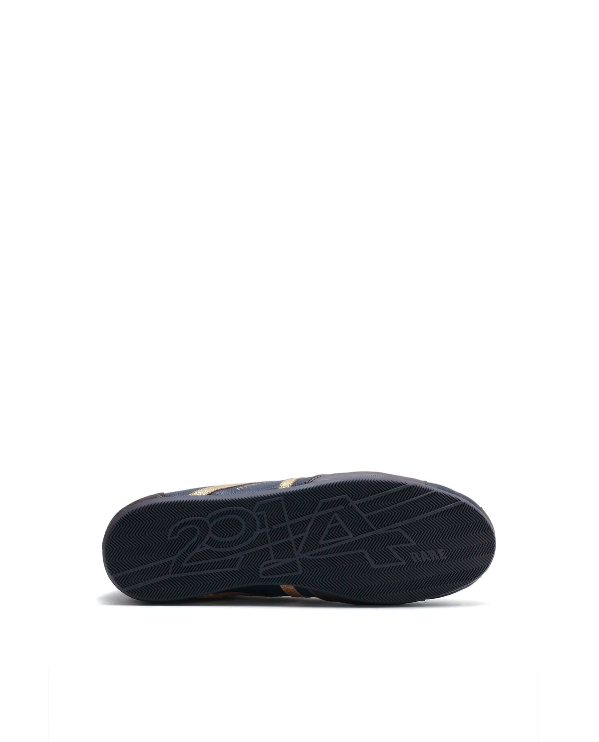 Rarez Men's Dust Dark Navy Leather Regular Sneaker