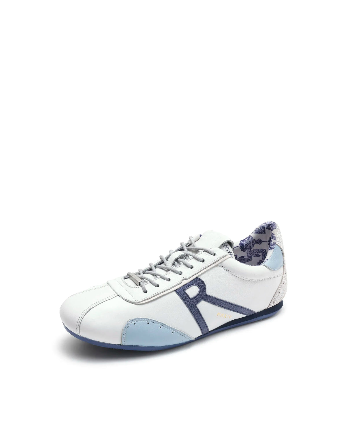 Rarez Men's Dust Primary White Leather Regular Sneaker