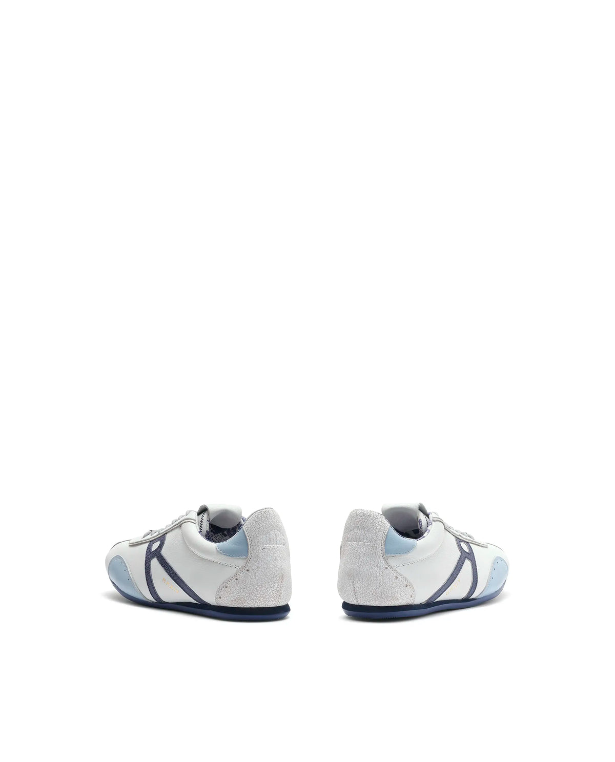Rarez Men's Dust Primary White Leather Regular Sneaker