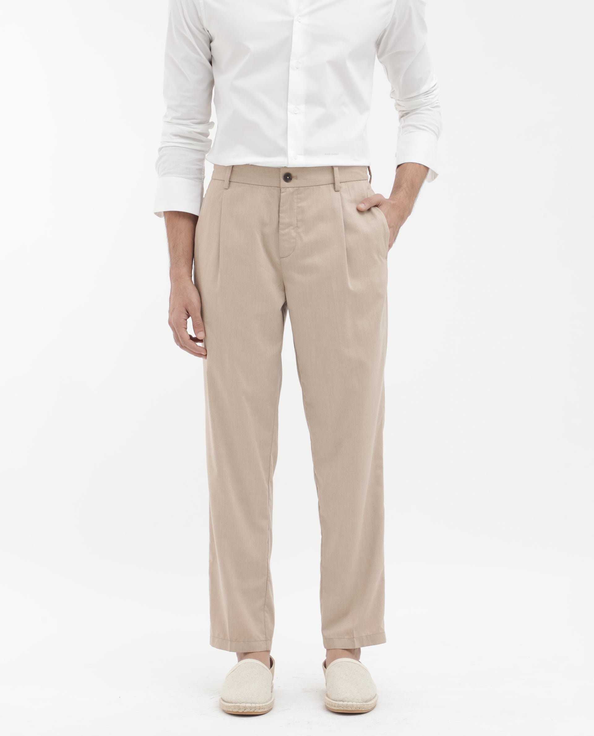 Burberry Ladies Heather Melange Jersey Tailored Trousers, Brand Size 10 (US  Size 8) - Walmart.com