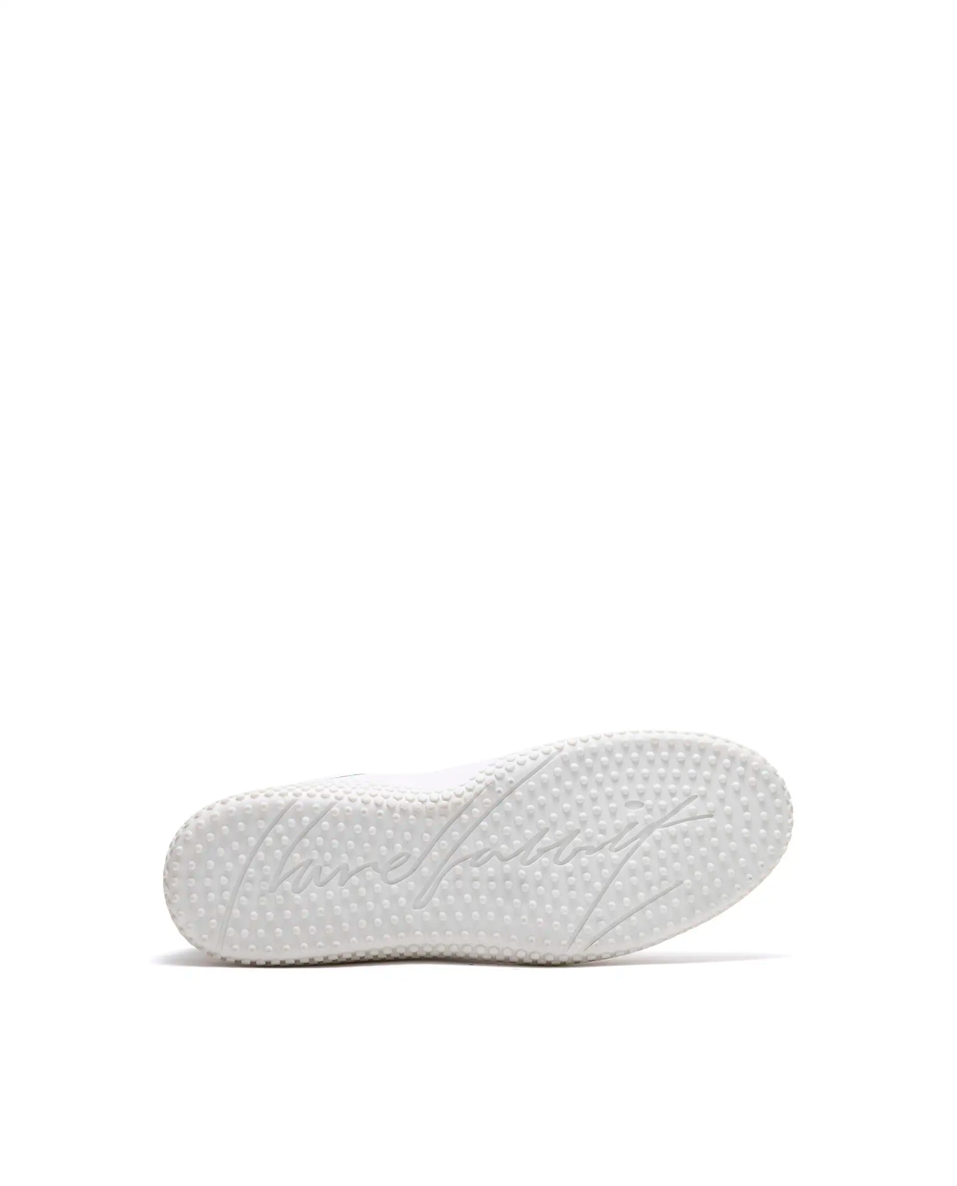 Rare Rabbit Men's Echo White Micro Leather Sneaker