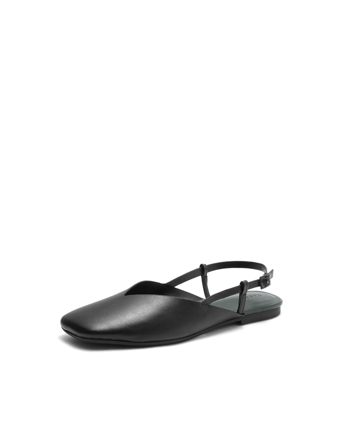Rarez Women's Elina Black Micro Fiber Flats