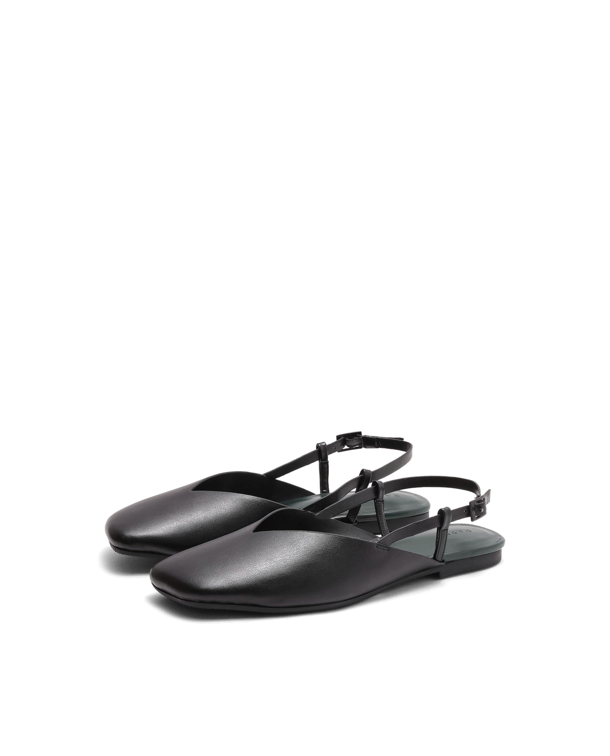 Rarez Women's Elina Black Micro Fiber Flats