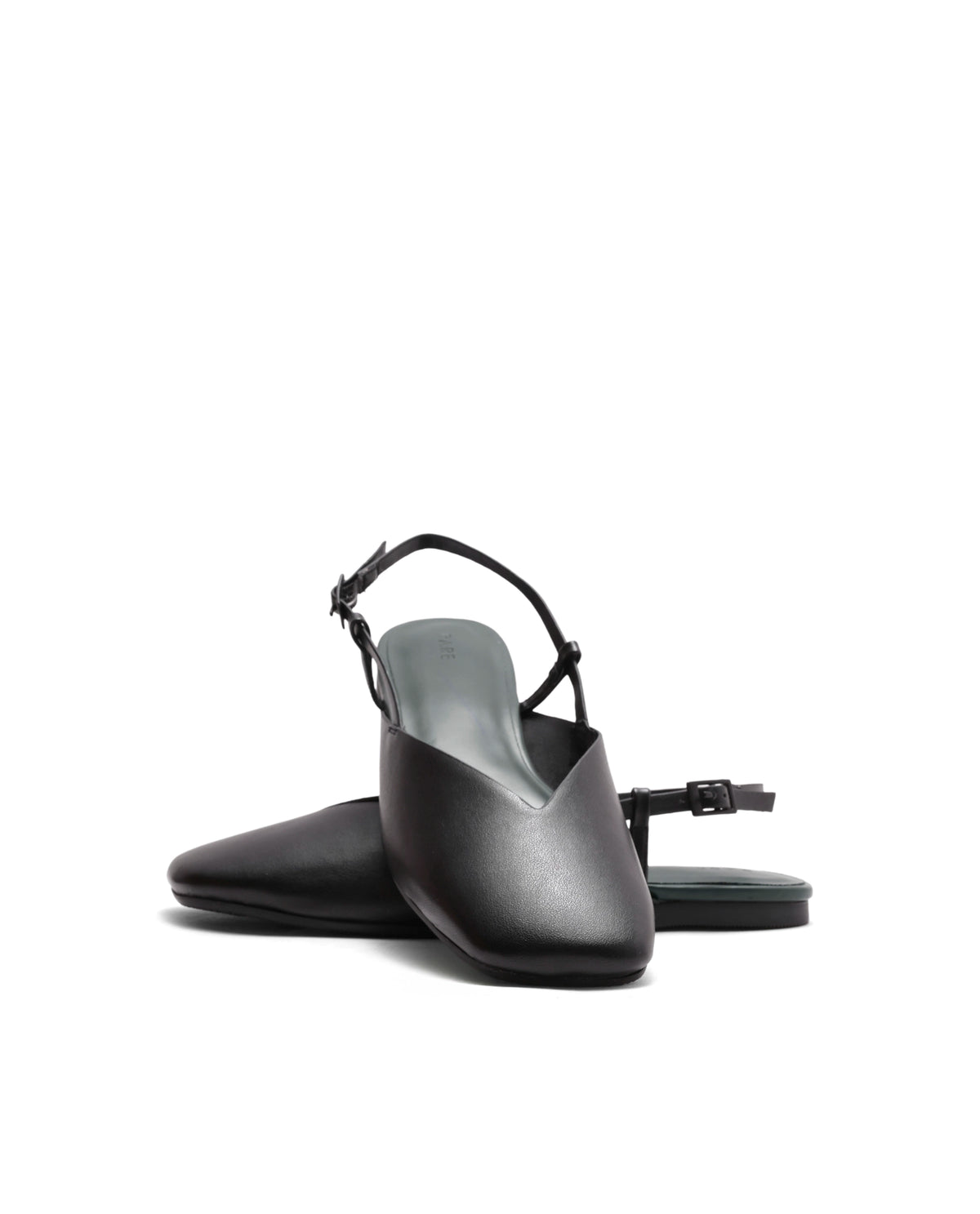 Rarez Women's Elina Black Micro Fiber Flats