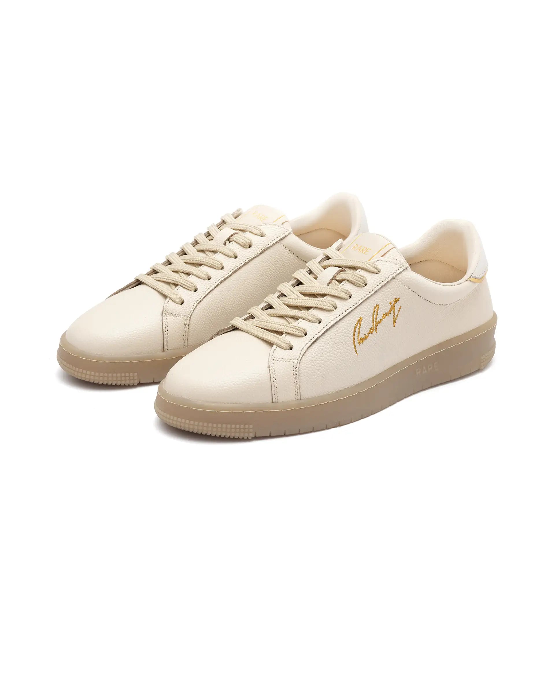 Rare Rabbit Men Elton Beige Lace-Up Closure Sneaker