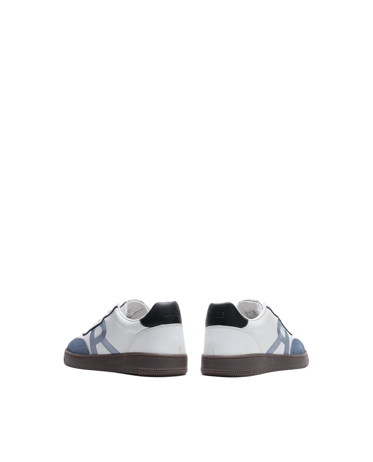 Rare Rabbit Men's Embroy White Micro Leather Sneaker
