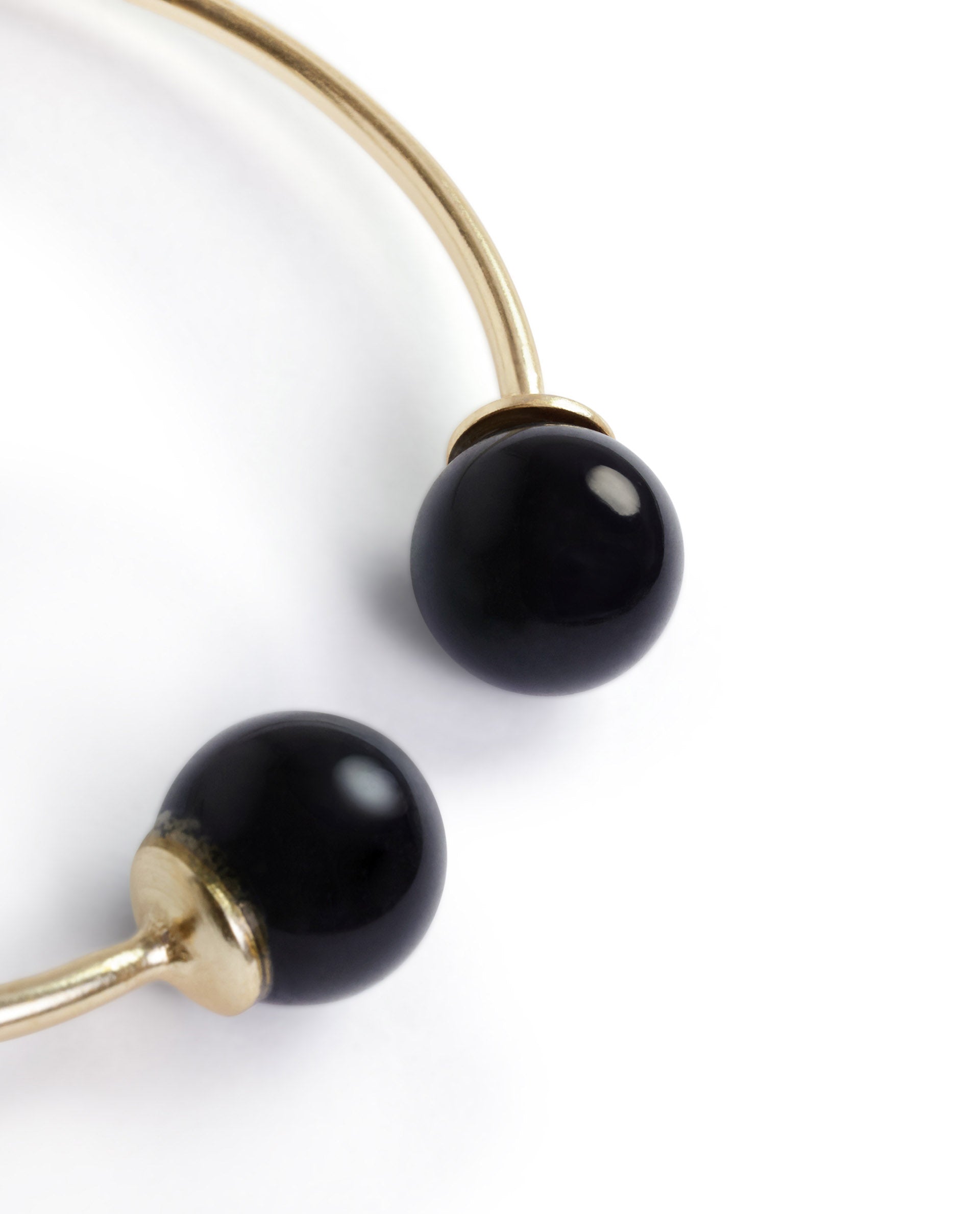 Rareism Women Endless Black Black Gold Bracelet