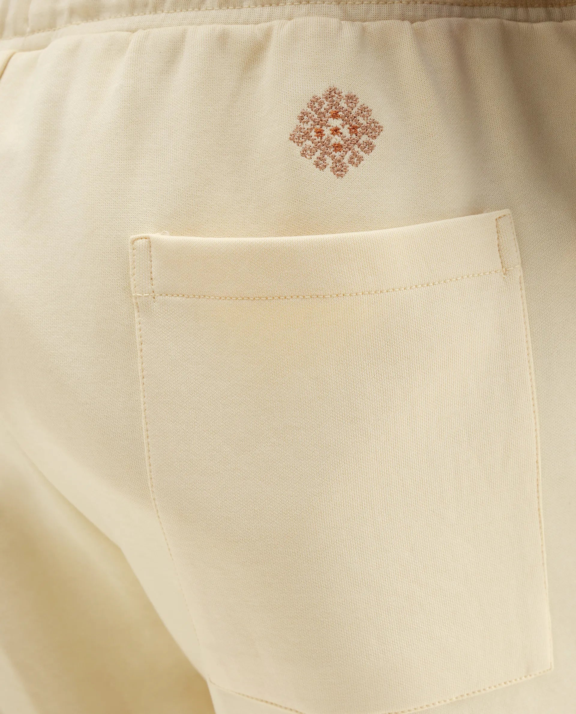 Rare Rabbit Men's Enox Pastel Yellow Cotton Blend Embroidered Regular Fit Shorts