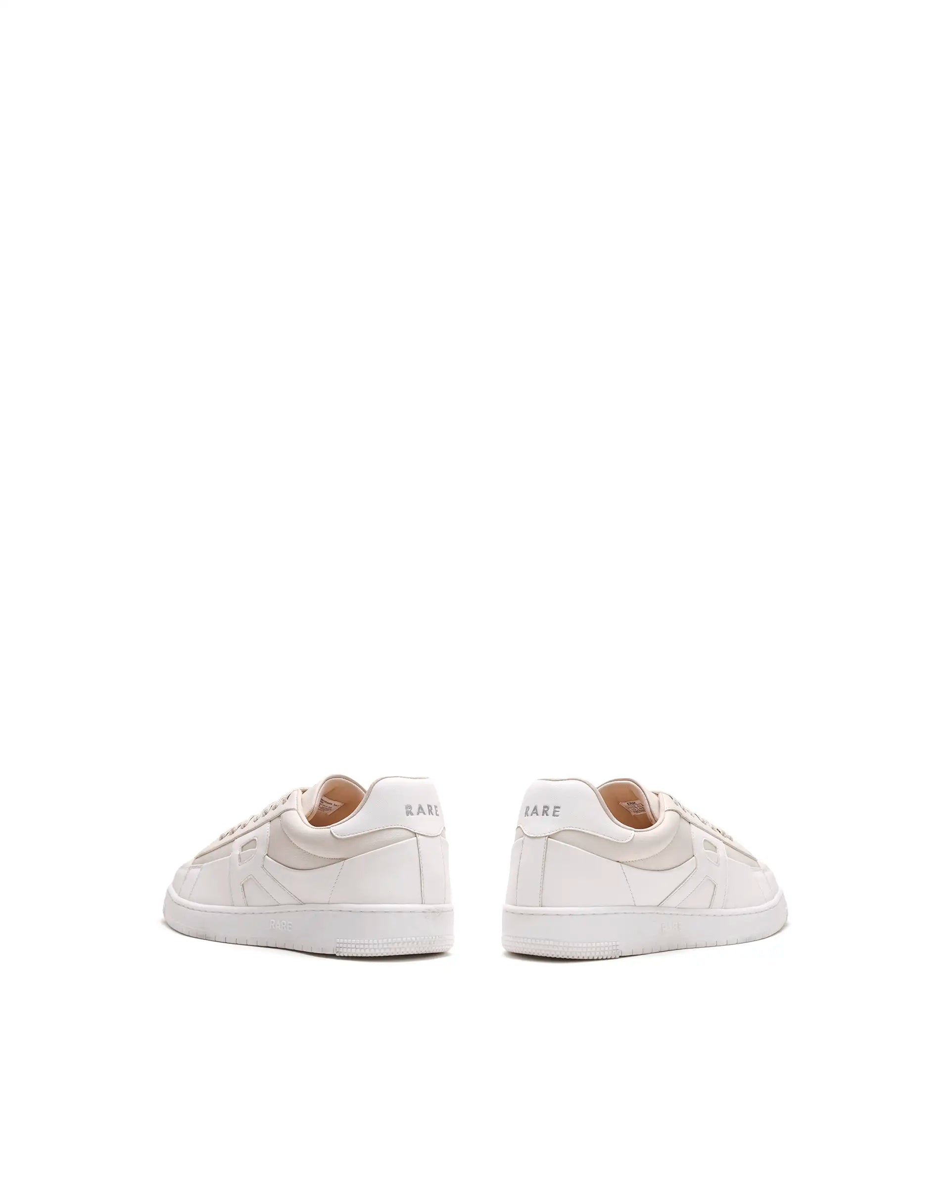 Rare Rabbit Men's Erik Beige Micro Fiber Sneaker