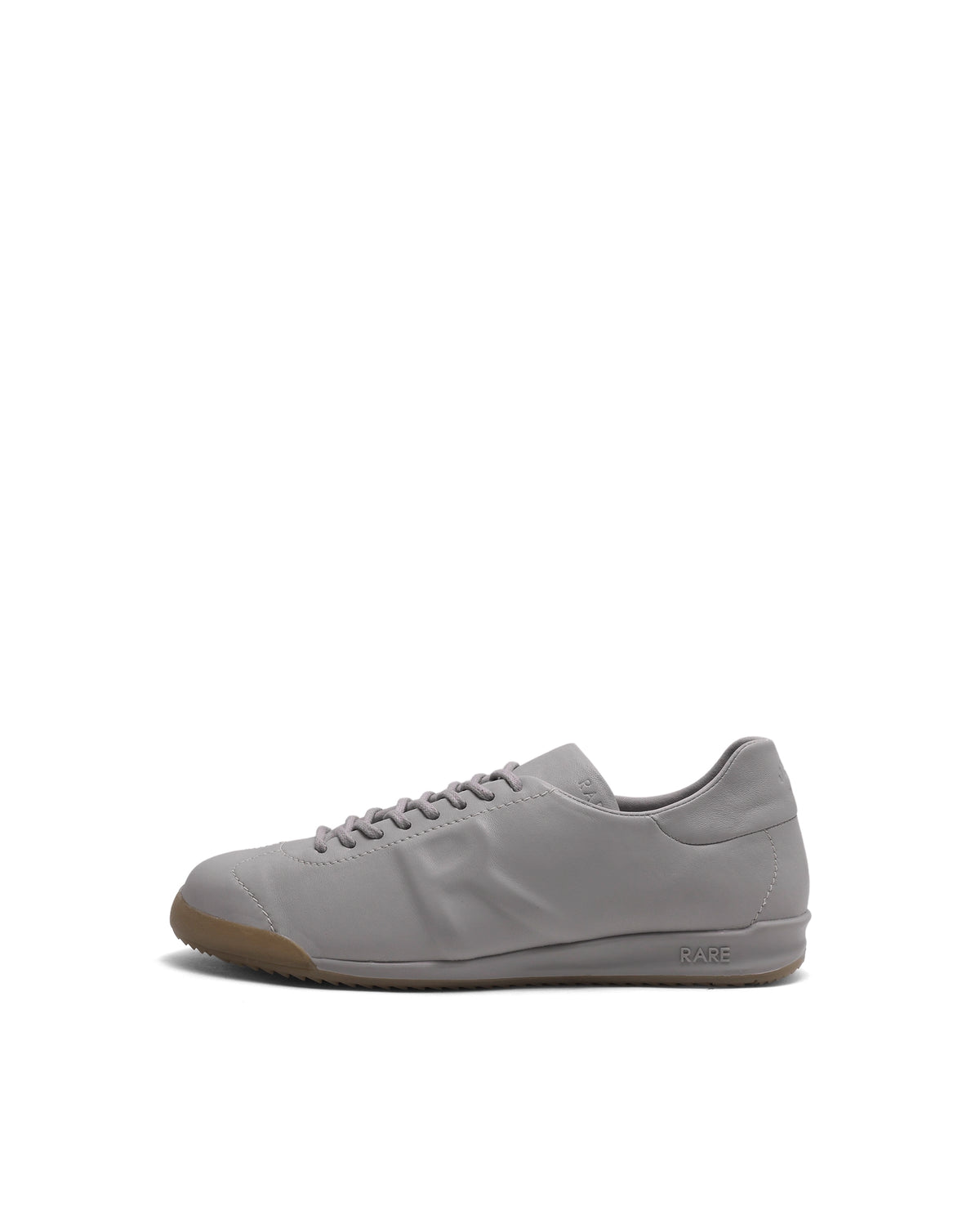 Rarez Men's Faceoff Light Cement Leather Regular Sneaker