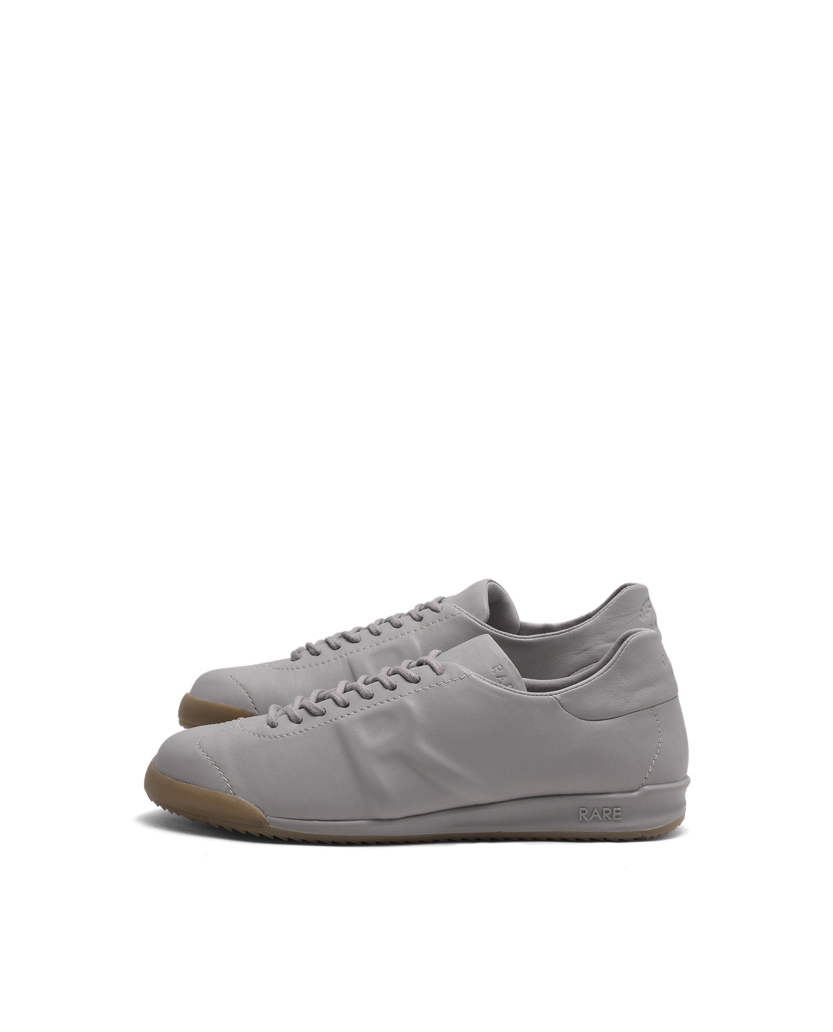 Rarez Men's Faceoff Light Cement Leather Regular Sneaker