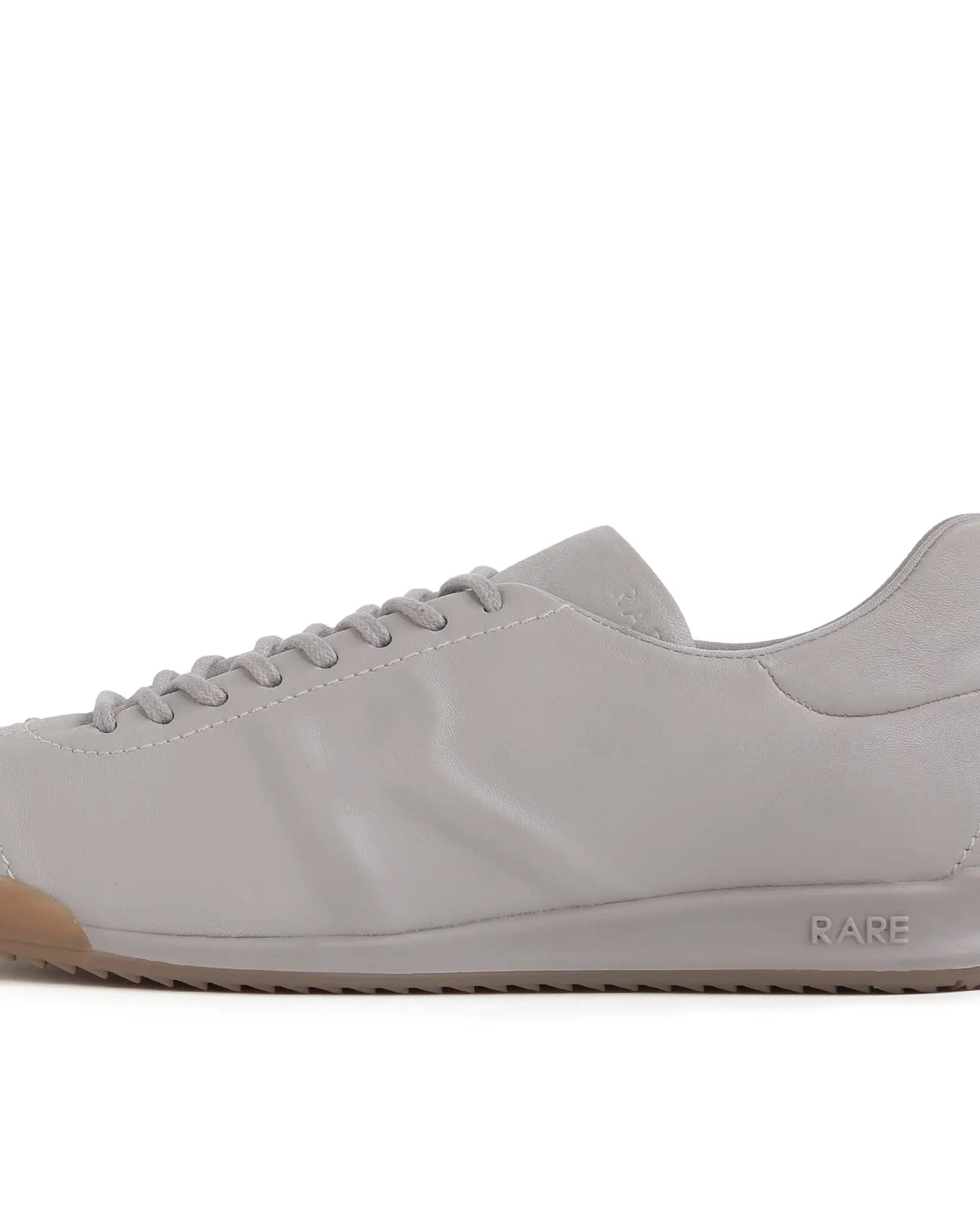 Rarez Men's Faceoff Light Cement Leather Regular Sneaker