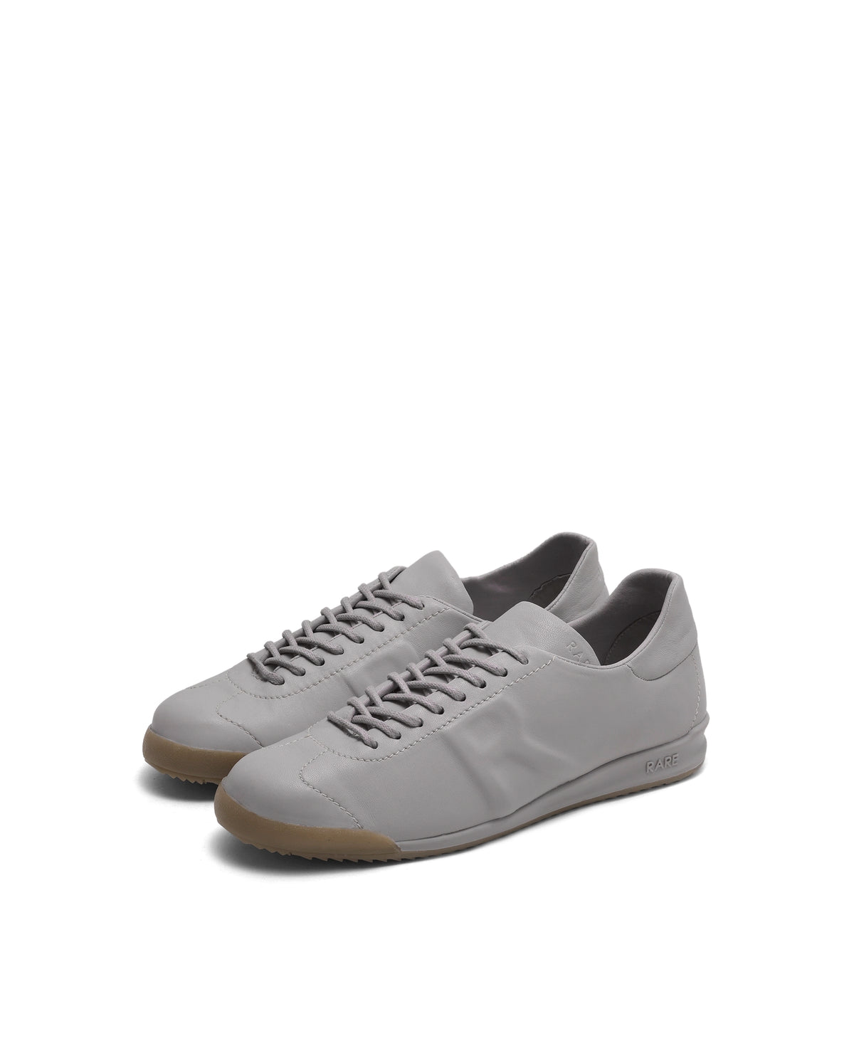 Rarez Men's Faceoff Light Cement Leather Regular Sneaker