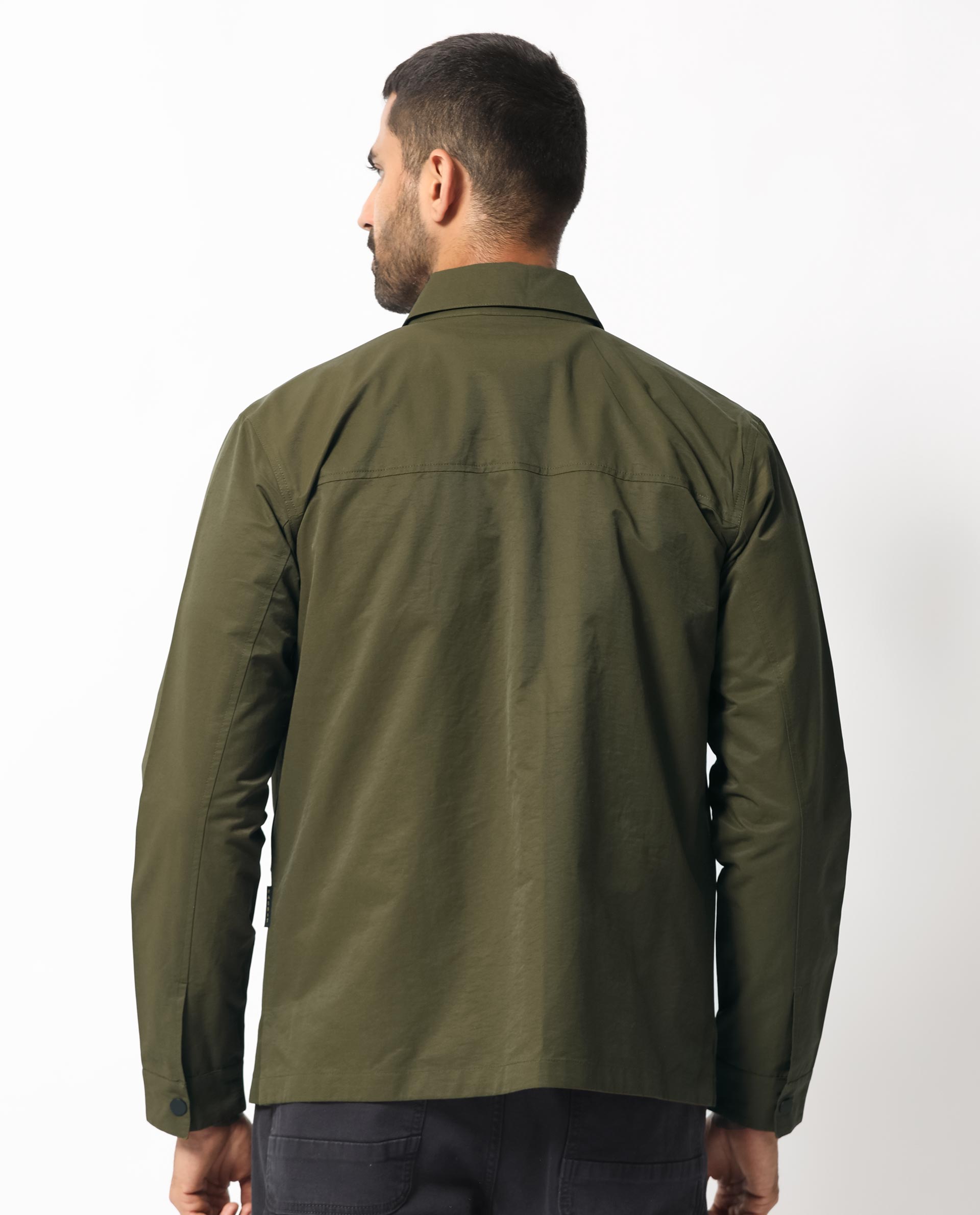 Men's Winter Cotton Jacket Warm Fleece Lined Casual Cargo Work Multi Pocket  Coat | eBay