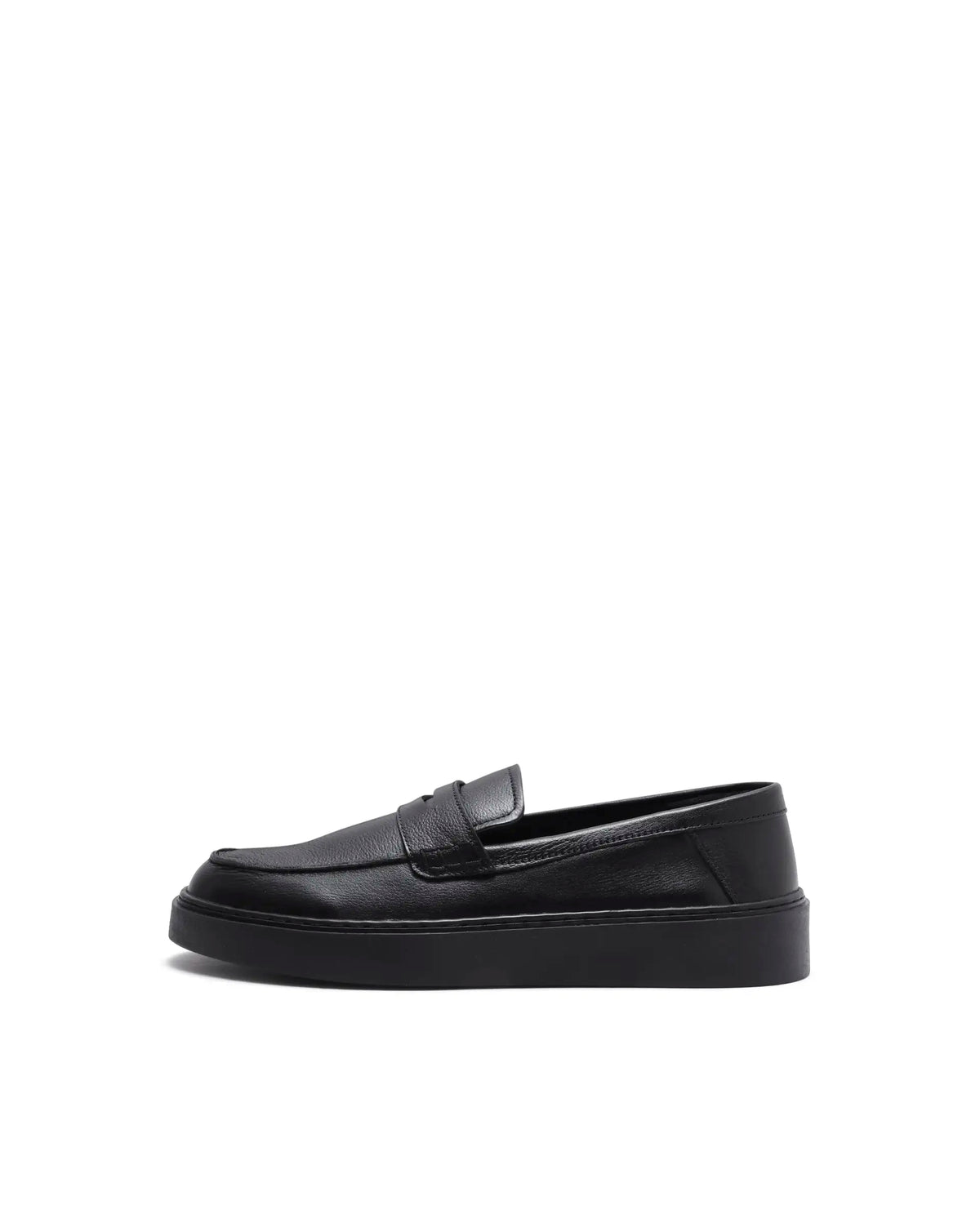 Rarez Men's Fordo Black Leather Regular Mocassin