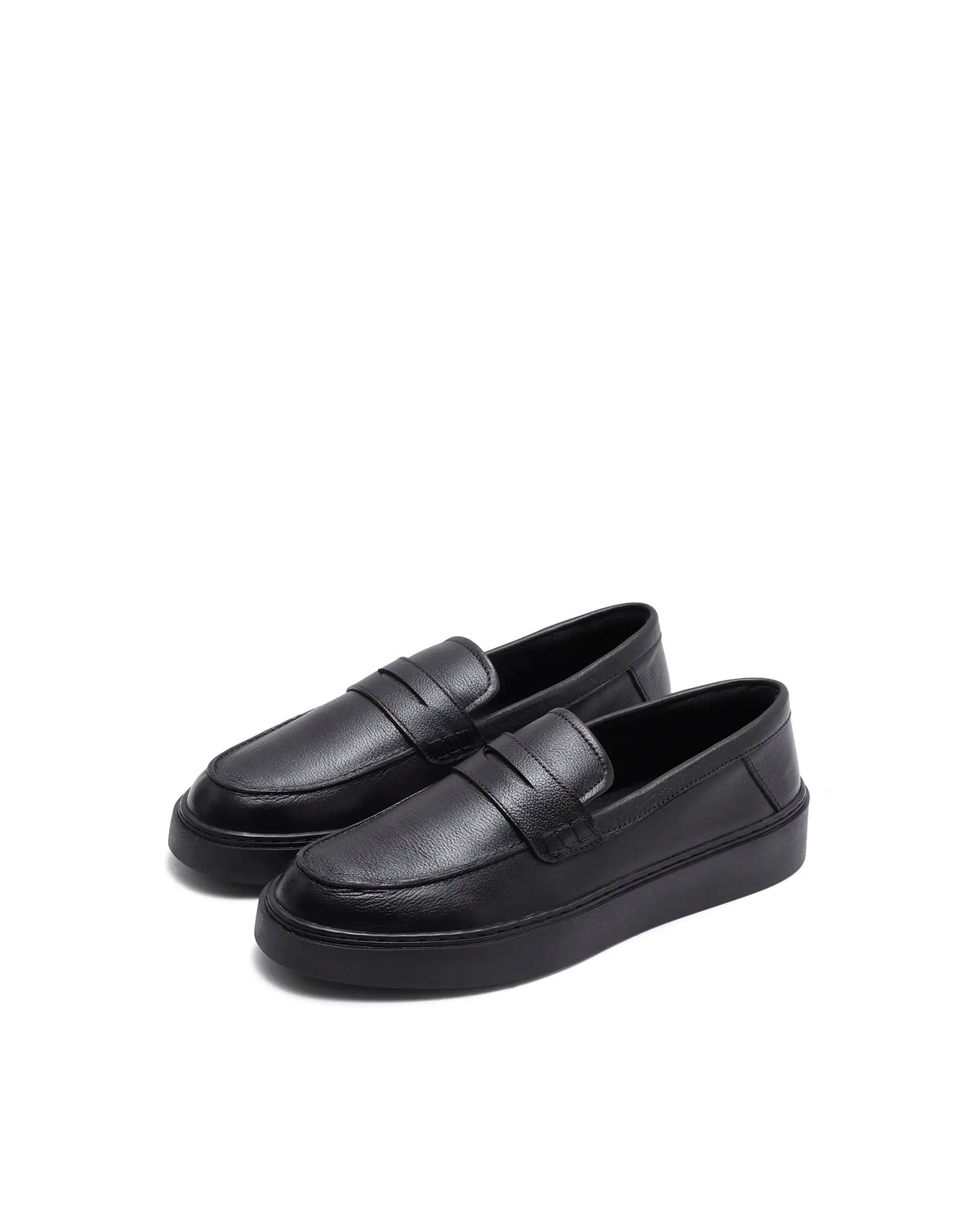 Rarez Men's Fordo Black Leather Regular Mocassin