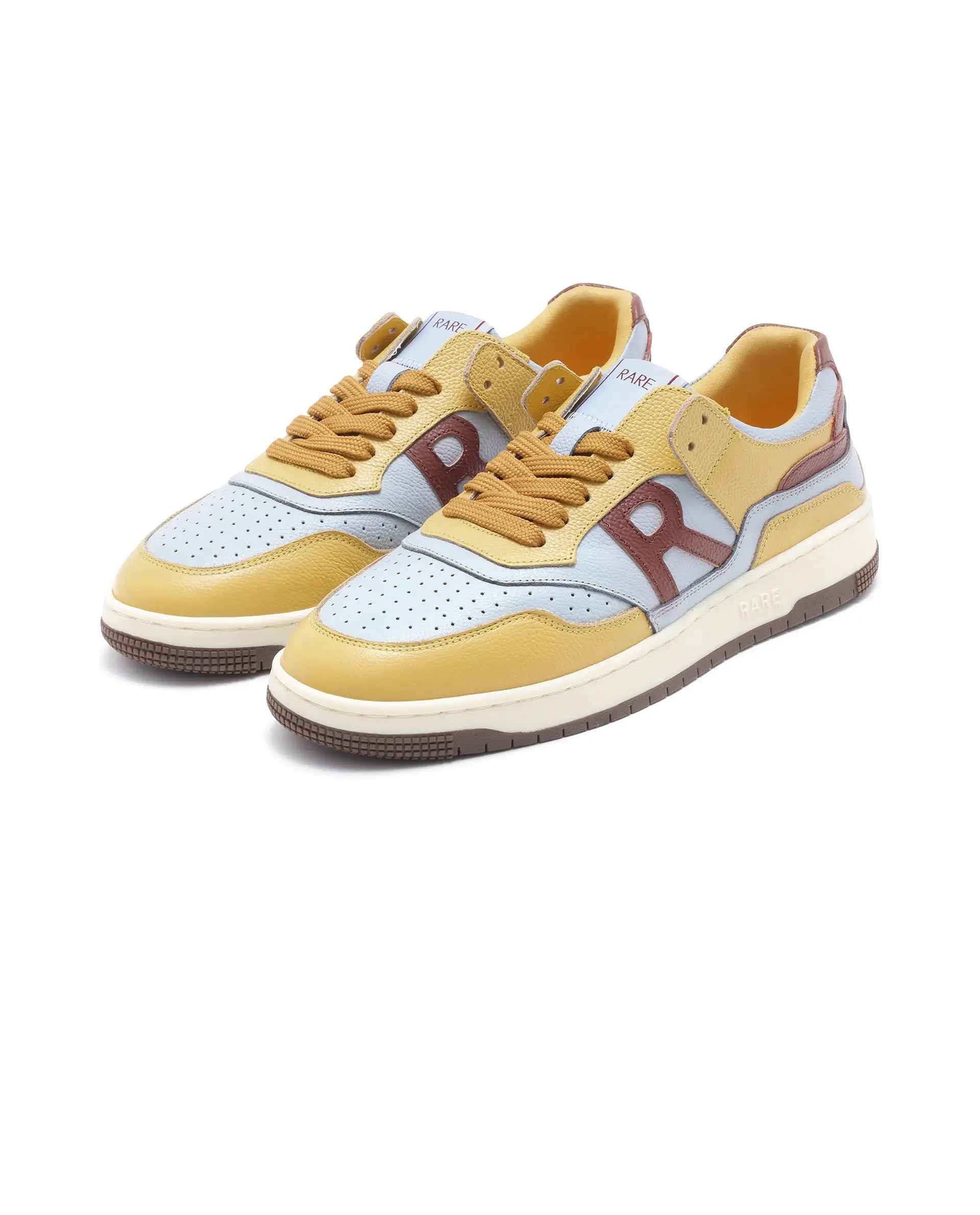 Rare Rabbit Men's Gabbs Blue Plain Shoes