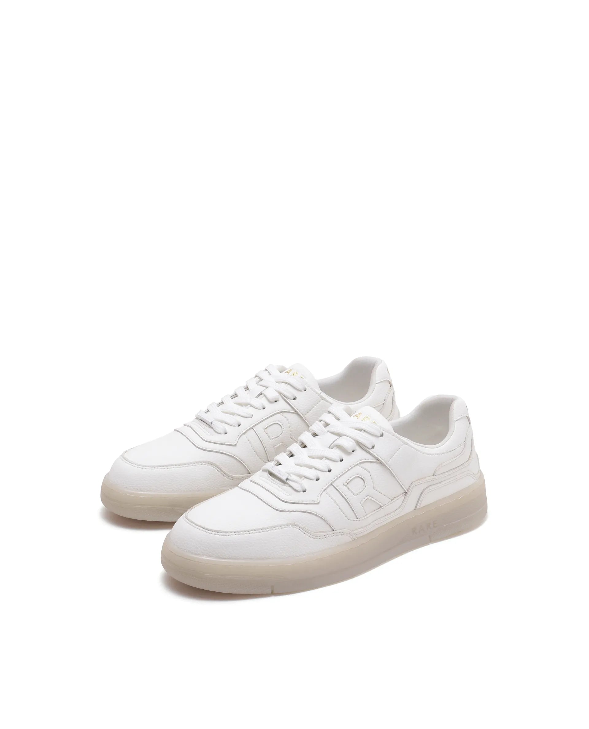Rarez Men's Gabrix White Regular Micro Fiber Sneaker