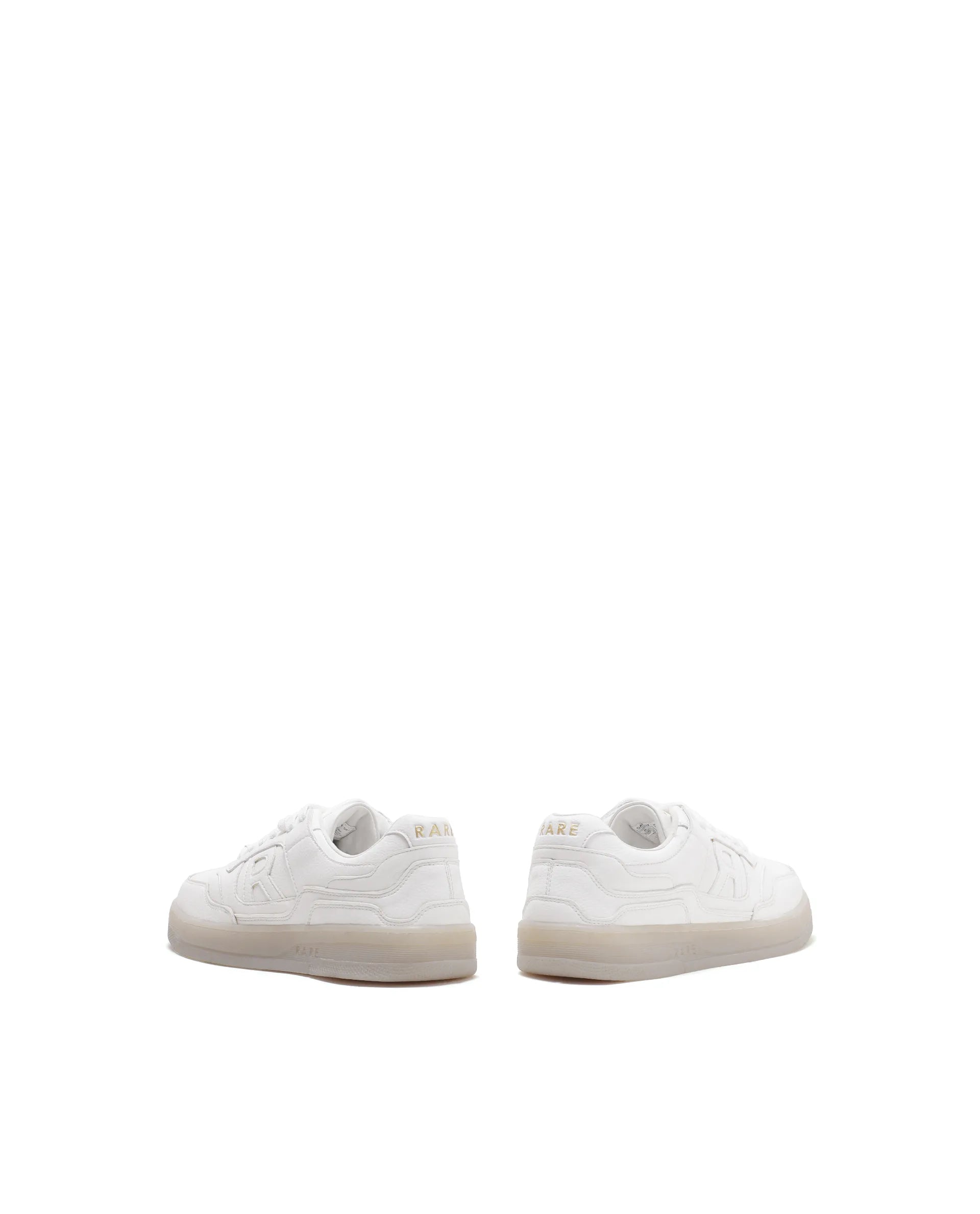 Rarez Men's Gabrix White Regular Micro Fiber Sneaker
