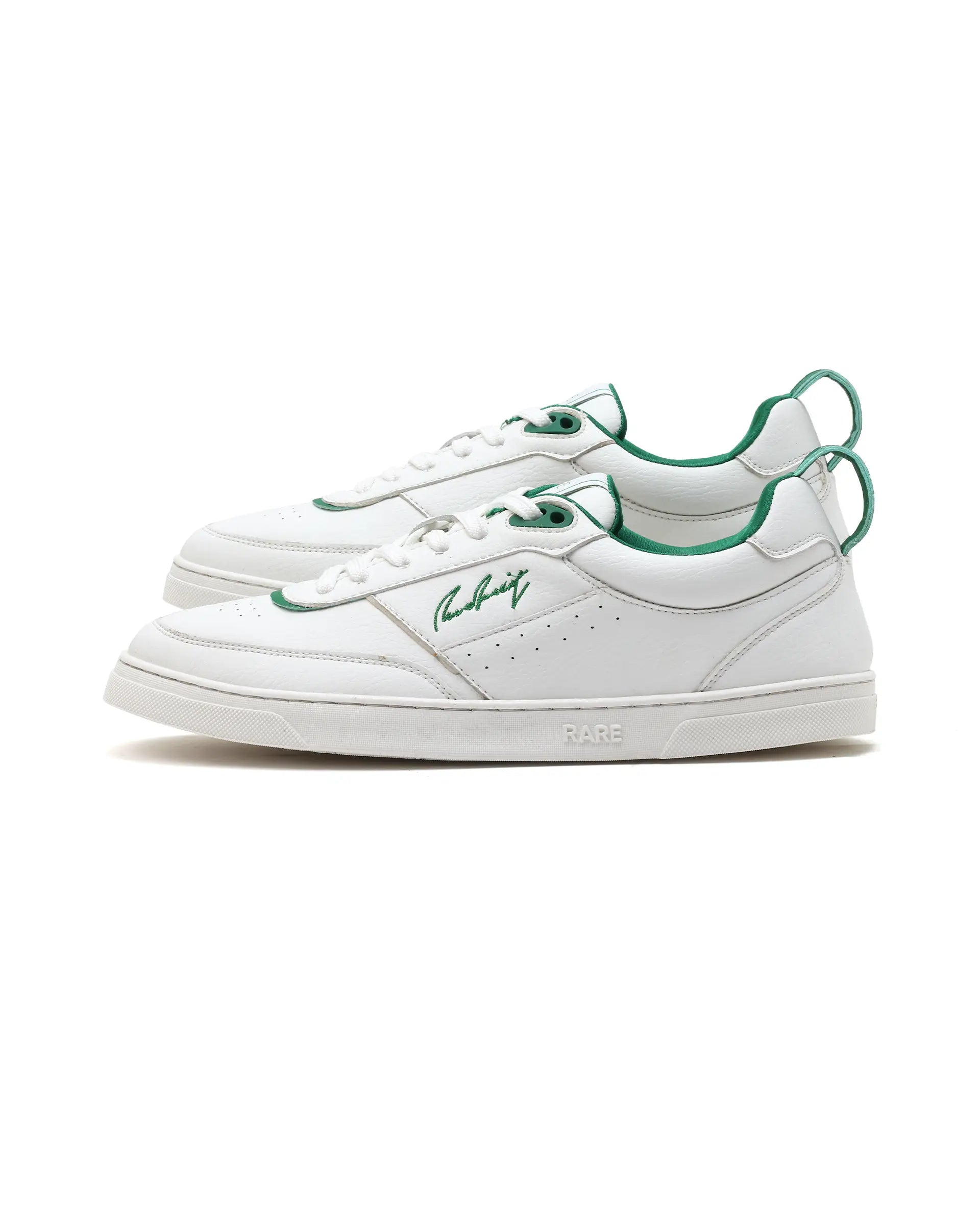 Rare Rabbit Men's Garen Green Micro Fiber Causal Sneaker