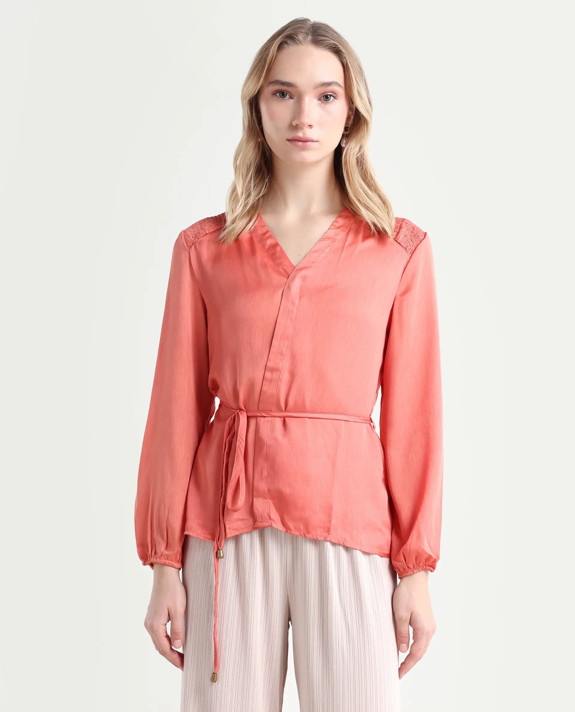 Rareism Women's Hallo Orange Outer Wear