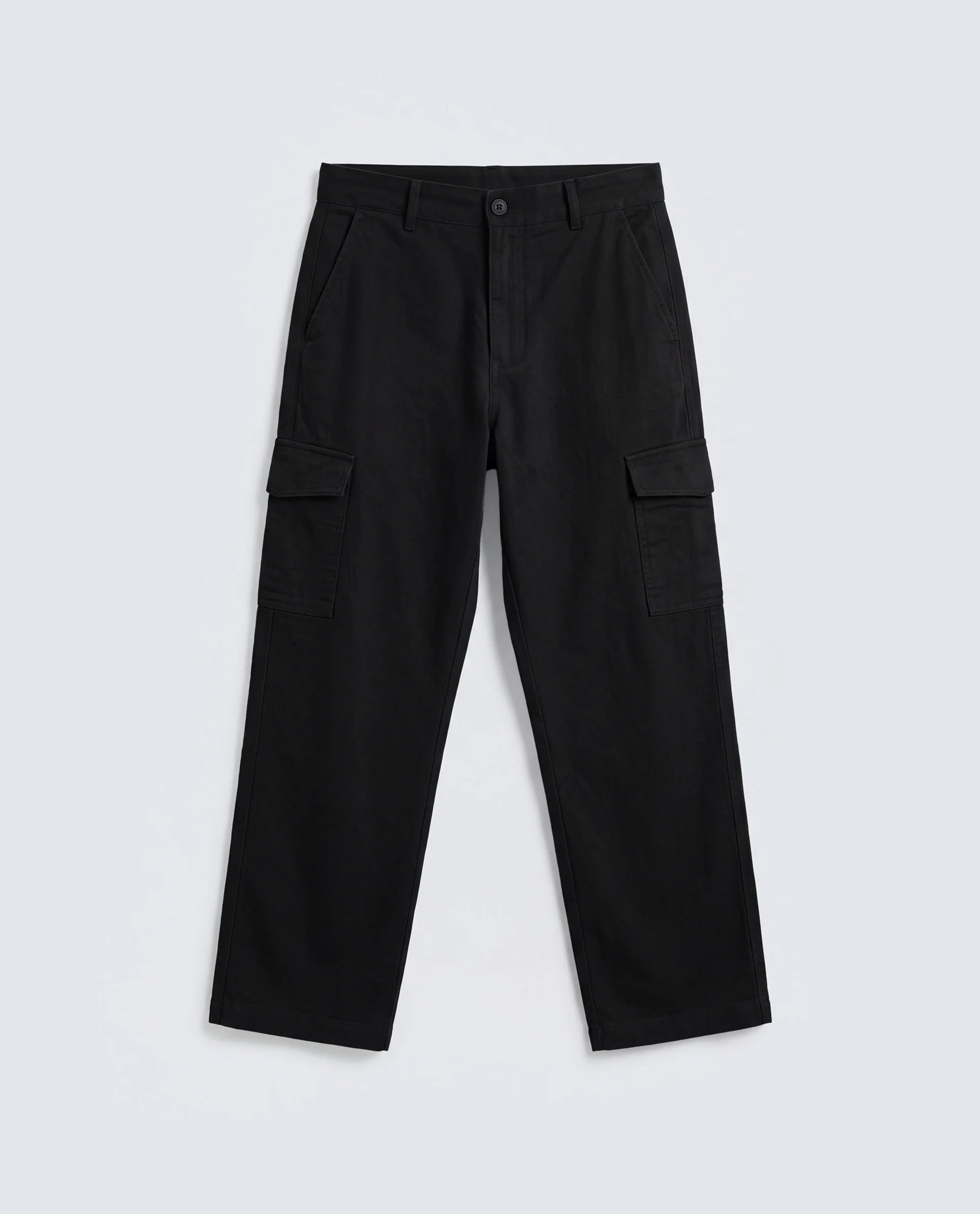 Rare Rabbit Men's Presso-Aw26 Black Cotton Fabric Regular Fit Plain Trouser