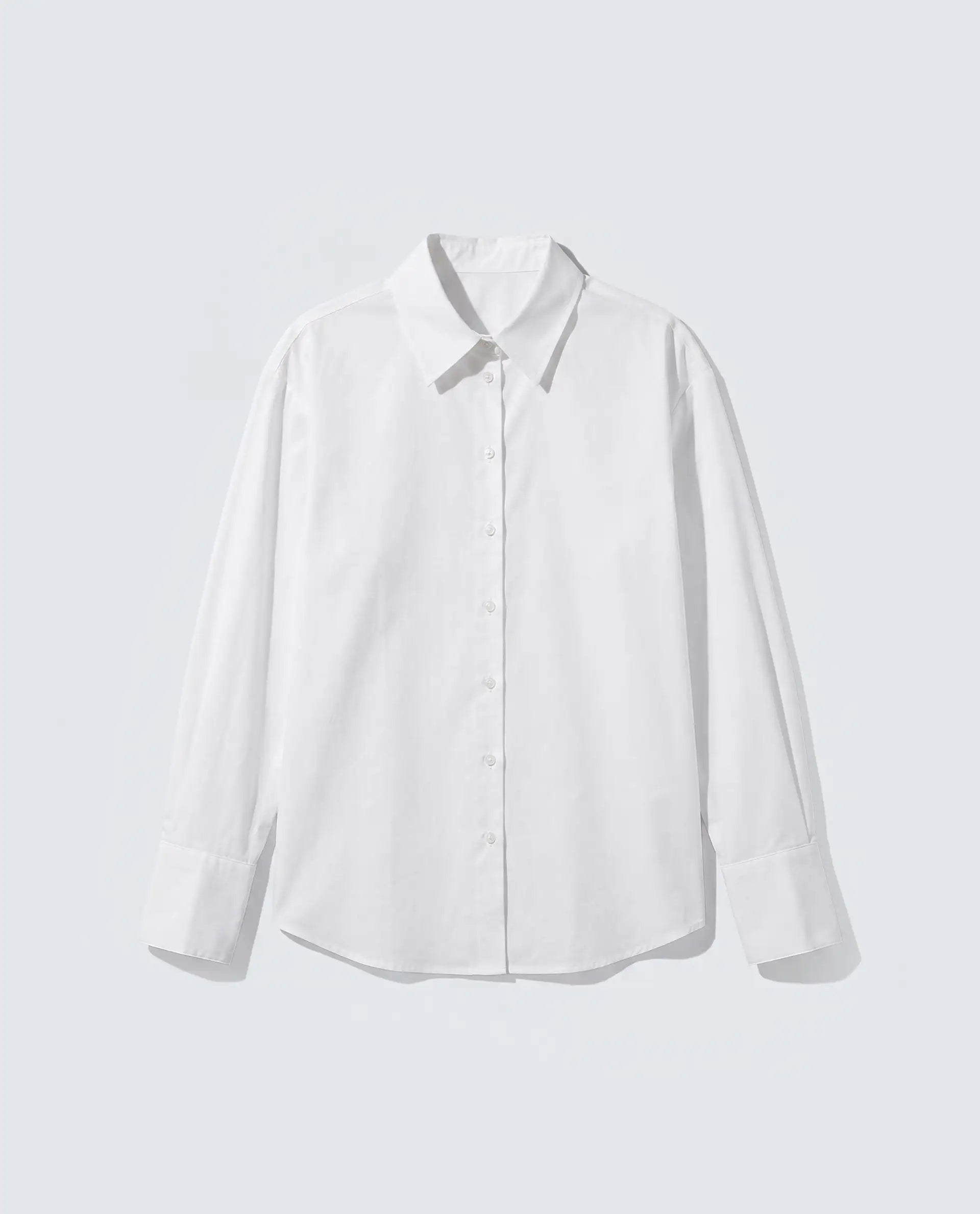 Rareism Women's Mewoki White Cotton Full Sleeve Spread Collar Regular Plain Shirt