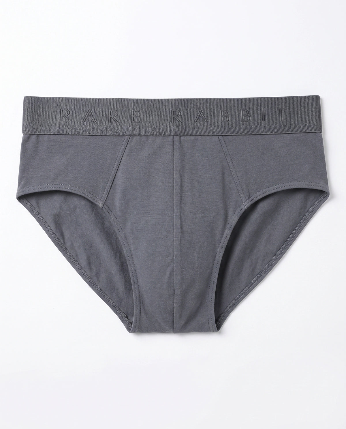 Rare Rabbit Men Hither Grey Soft Cotton Stretch Briefs